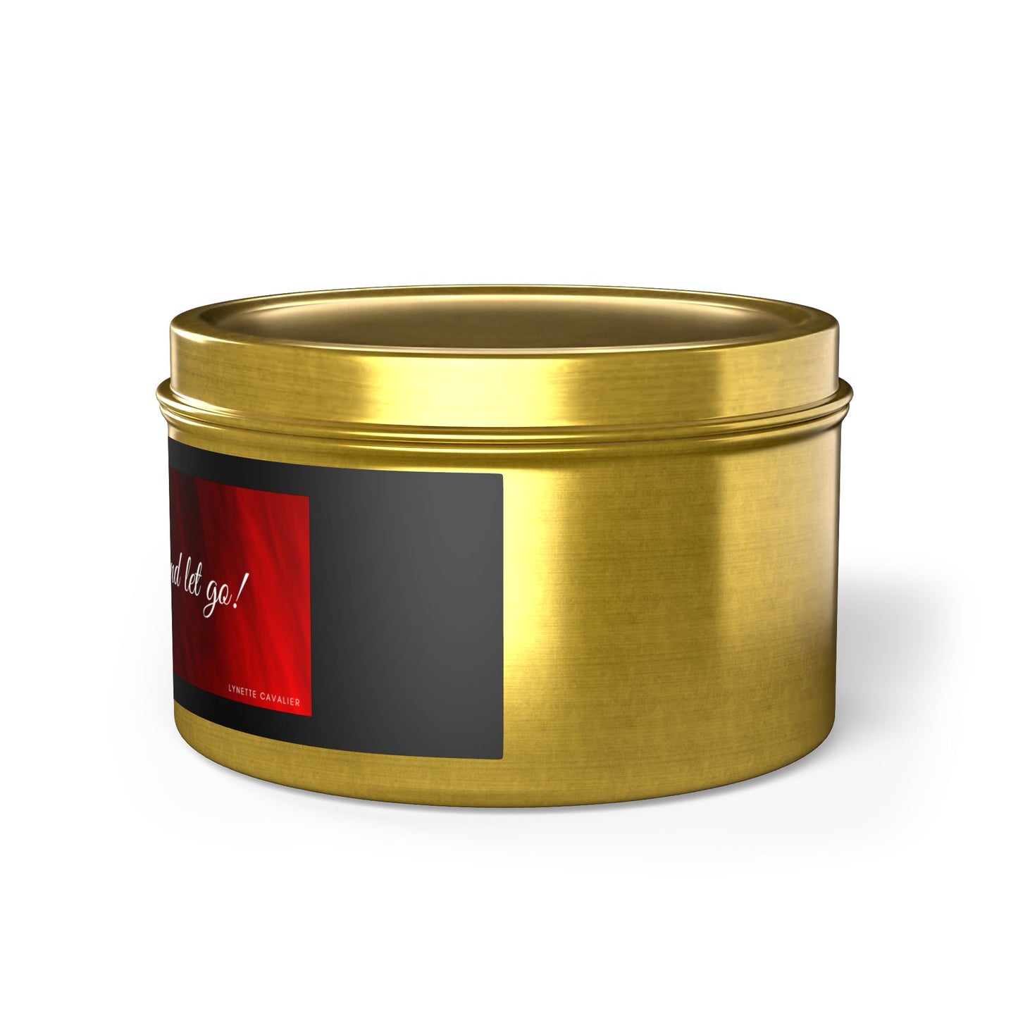 Lynette Cavalier's Tin Candles, Captivating aromas: Evergreen, Fresh Coffee, Mango Coconut, Spa Retreat, Vanilla Bean, Tin Colors: Gold, Silver, Black