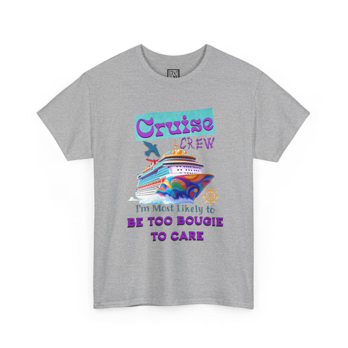 Cruise Crew Tee: Be Too Bougie to Care, Vacation Outfits, Nautical Shirt, Travel Gift, Summer Apparel, T-Shirt for the Bougie One