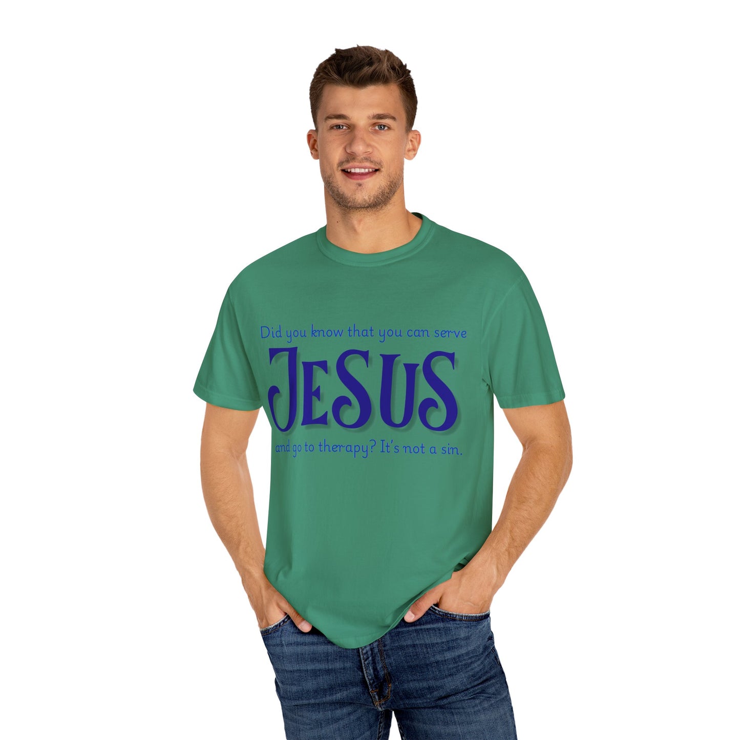 Religious Shirt for Gift, Religious Gift, Inspirational Shirt, Jesus T-Shirt, Christian T-Shirt, Jesus is Love, Unisex, Therapy Shirt, Mental Health Tees