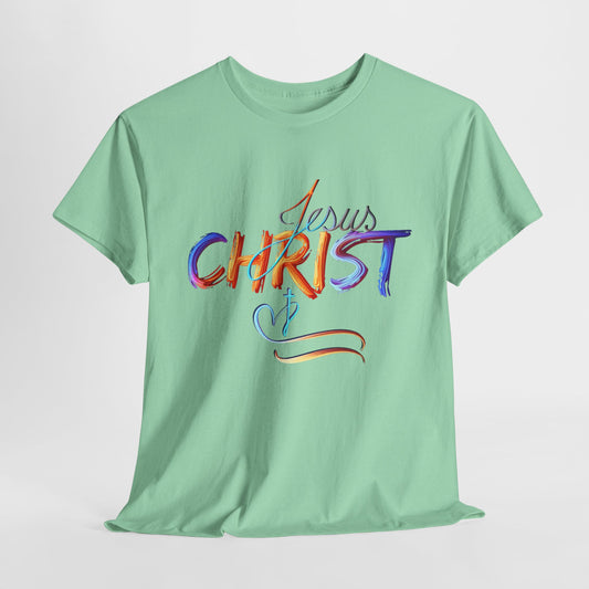 Jesus Christ Shirt, Faith & Light T-shirt, Christian Apparel, Bold Christian Graphics, Christian Gift, Faith-Based Art, Gospel Merchandise