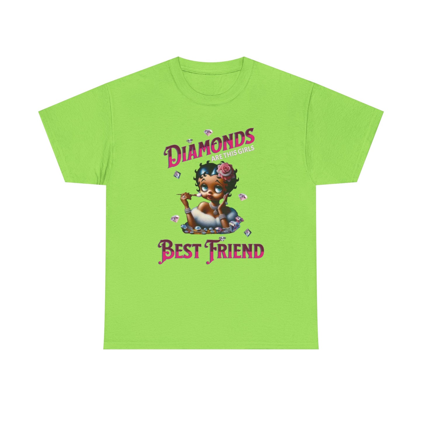 Diamonds Are This Girl's Best Friend, Marilyn Monroe Quote Shirt, Best Friend Tees, Betty Boop I Love Diamonds T-Shirts,