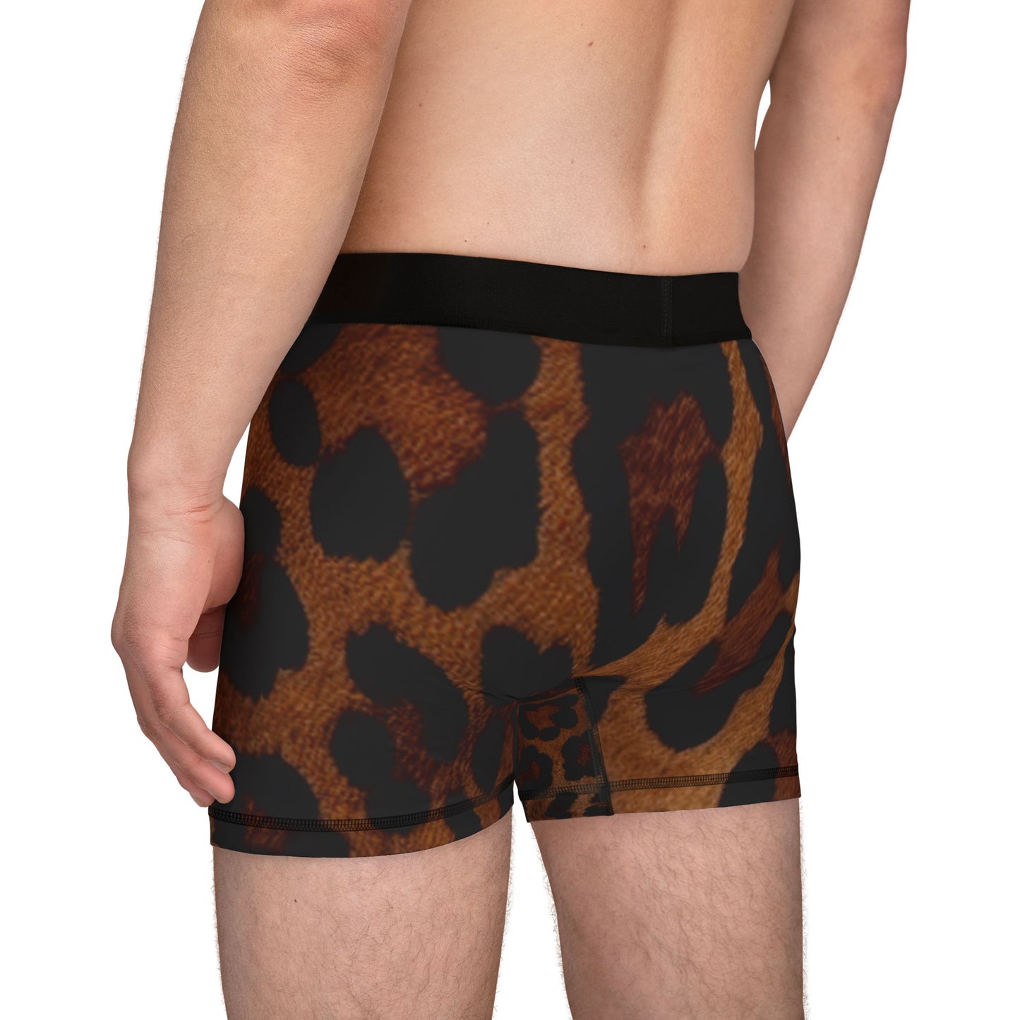 Wild Safari Men's Boxers, Animal Print Underwear, Leopard Print Fashionable Loungewear, Birthday Gift for Him, Comfortable Everyday Essentials