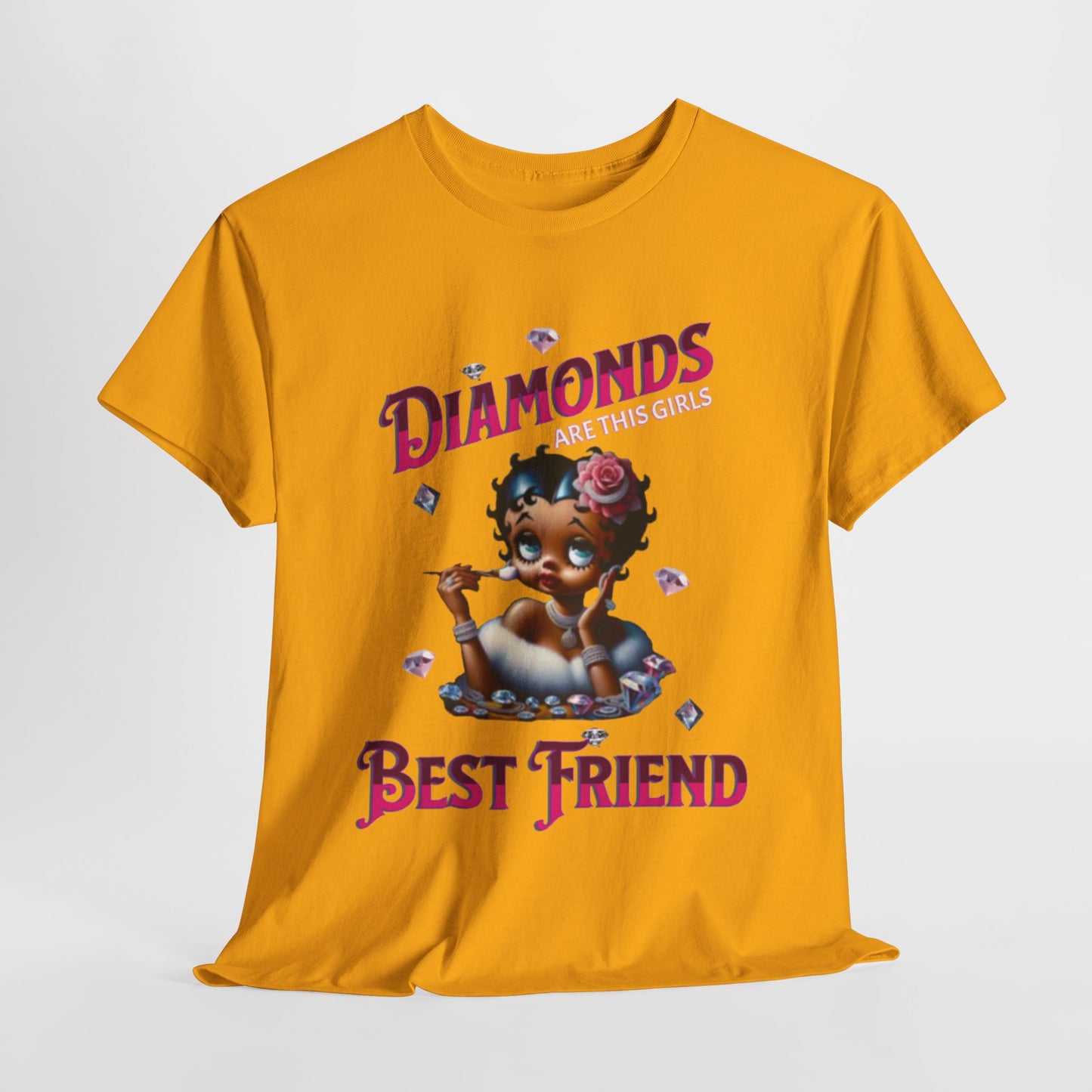 Diamonds Are This Girl's Best Friend, Marilyn Monroe Quote Shirt, Best Friend Tees, Betty Boop I Love Diamonds T-Shirts,