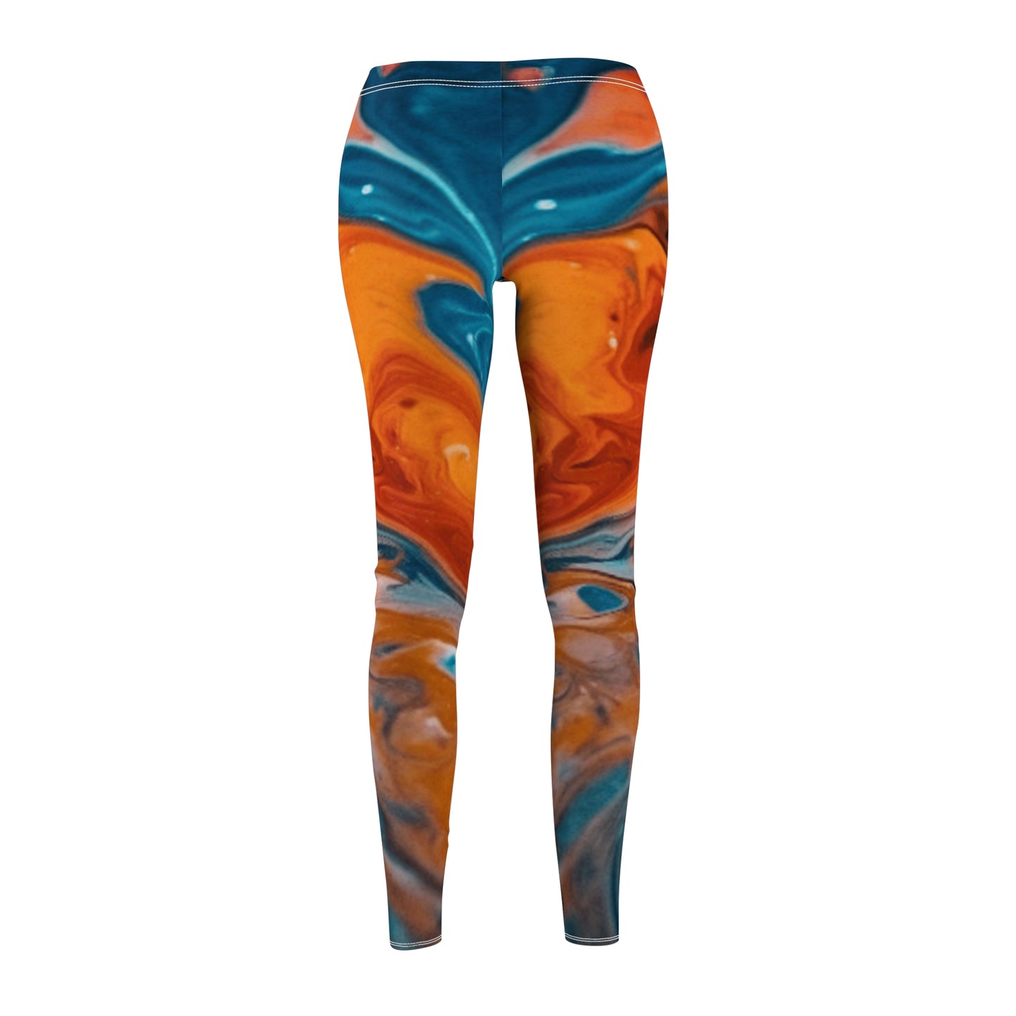 Vibrant Abstract Patterned Leggings, Stylish Activewear for Women, Perfect for Yoga, Dance, or Casual Outings, Gifts for Fitness Instructor