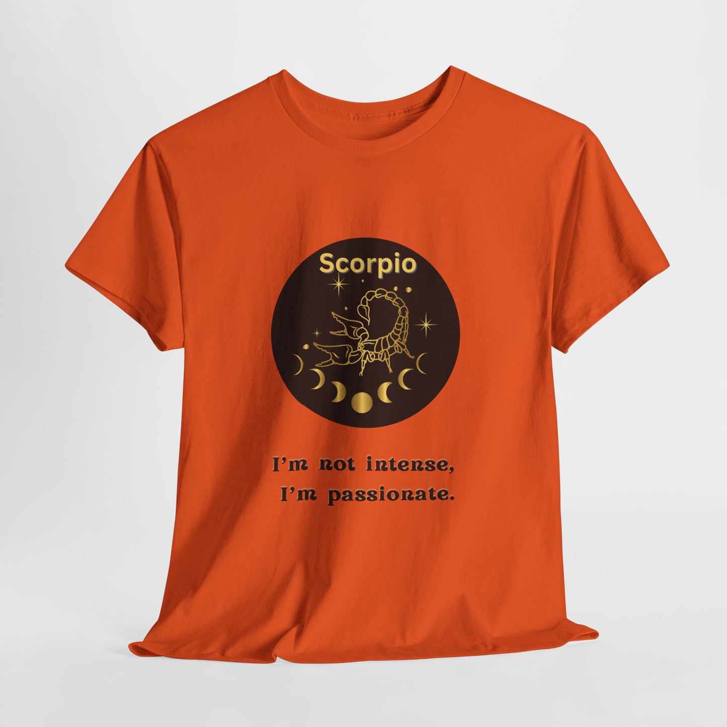 Scorpio T-Shirt, Scorpio Horoscope Gifts, Birth Month Gifts, Zodiac Sign T-Shirt Gifts, Astrology T-Shirt, Unisex Heavy Cotton Tee