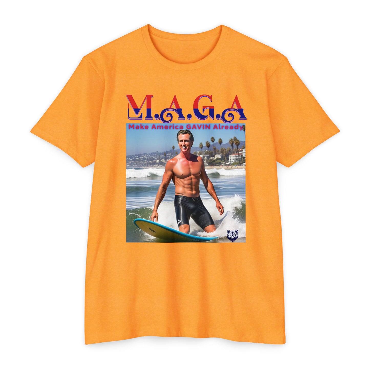 Make America Gavin Already T-shirt | Retro California Beach Vibe | Gavin Newsom T-shirt Apparel | Summer Style | California Pride Tees
