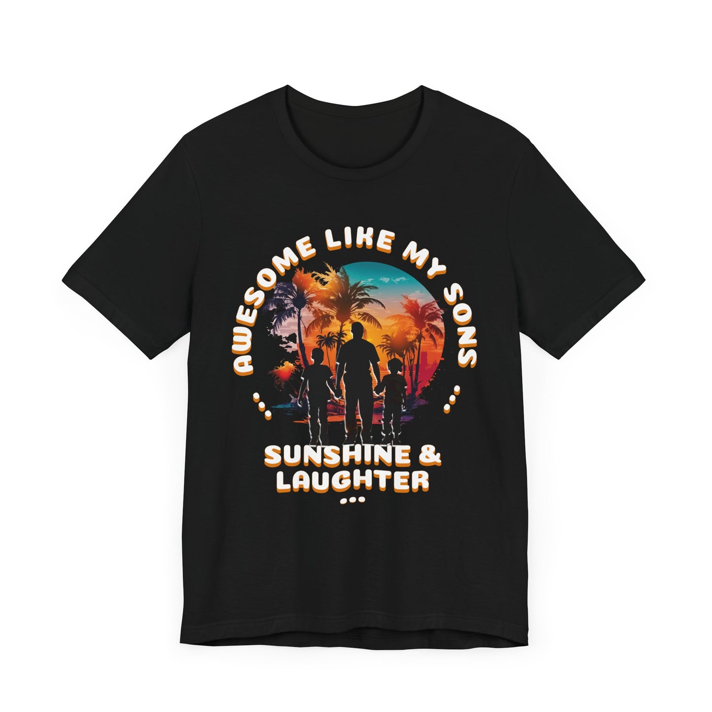 Sunshine & Laughter Tee - Unisex Jersey Short Sleeve Shirt, Gift for Parents, Summer Vibe T-Shirt, Family Trip Shirt, Vacation Apparel