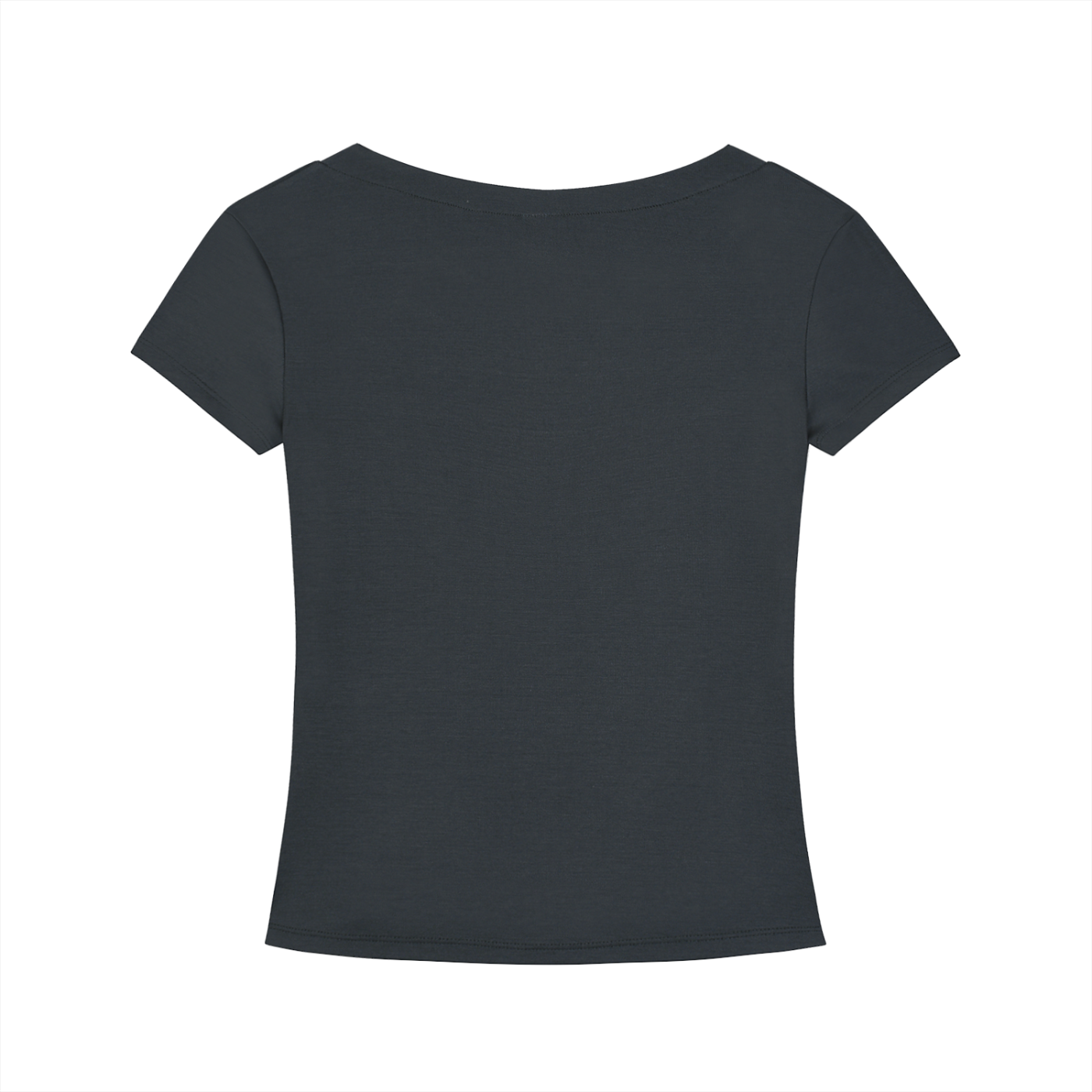 When You Know Better, You Do Better – 92% Women's Tencel Slim Fit V-Neck Crop T-Shirt