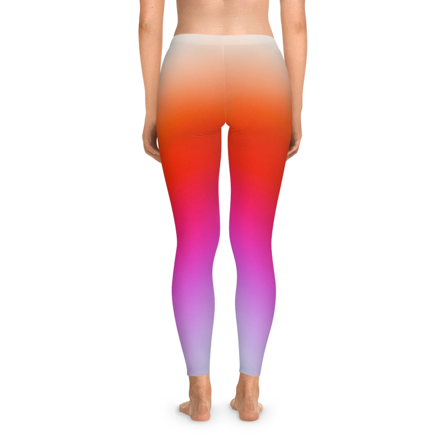 Vibrant Gradient Leggings, Yoga Pants, Athletic Wear, Comfortable Activewear, Gradient Fashion Leggings, Activewear Apparel for Women