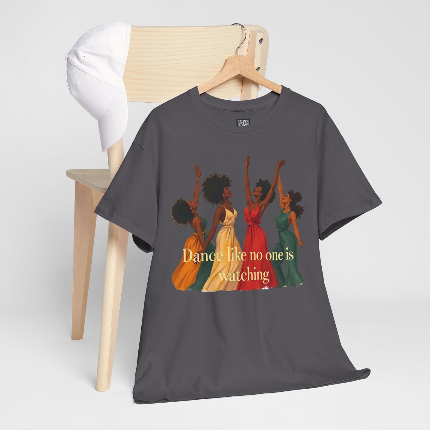 Dance Like No One Is Watching Tee, Unisex Heavy Cotton Tee, Motivational T-Shirt, Gift for Dancers, Casual Wear, Everyday Inspiration