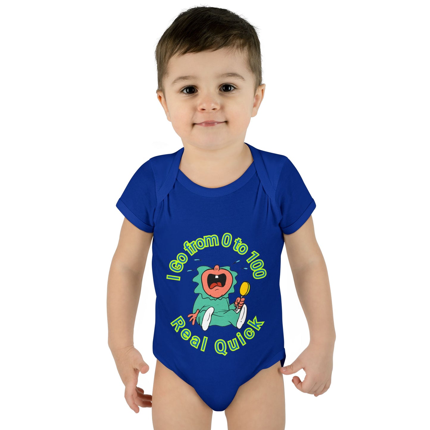 Funny Baby Onesies from 0 to 24 Months, Cute Colorful Baby Onesies for Boy or Girl, From 0 to 100 Real Quick, Newborn Baby Shower Gifts