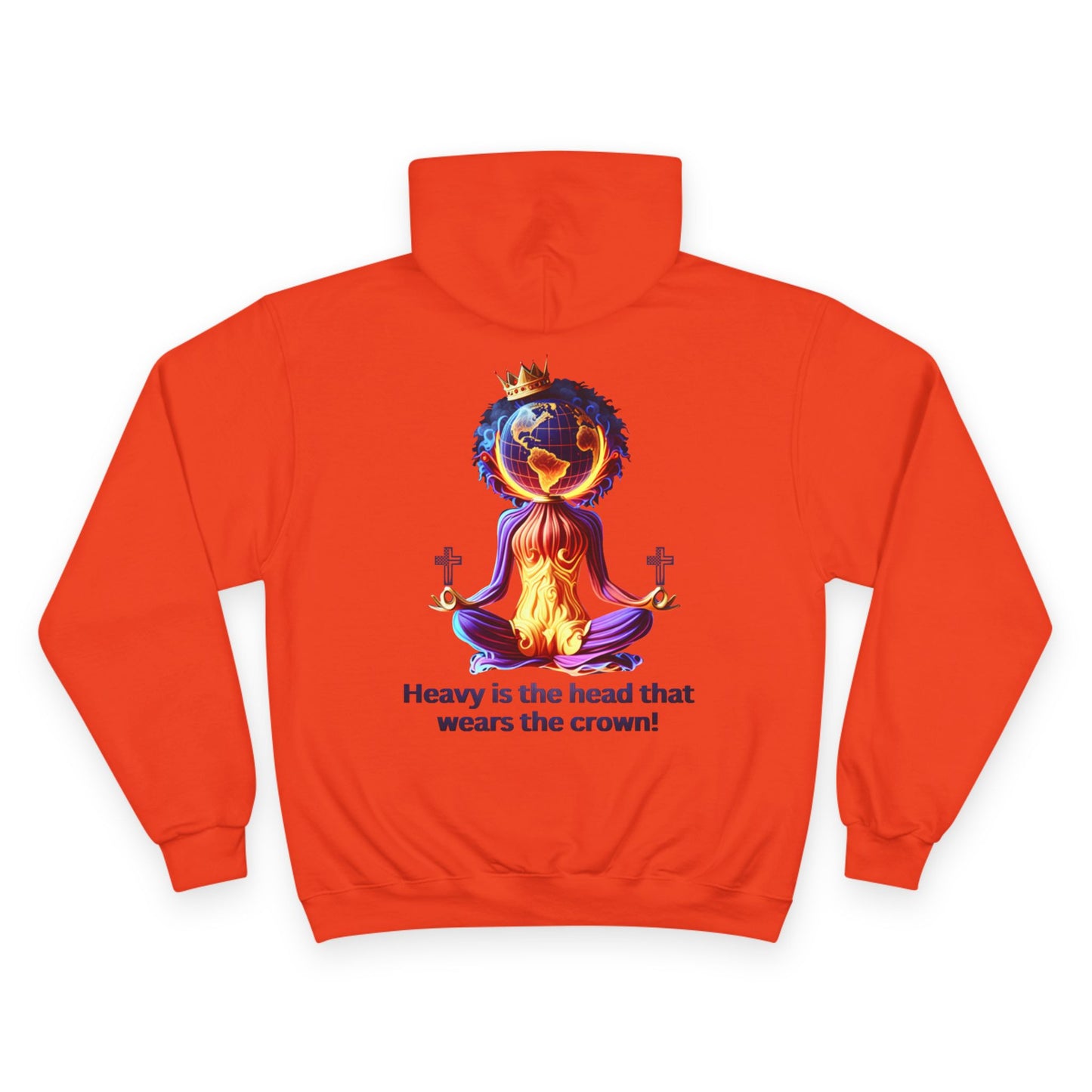 "Heavy is the Head" Champion Hoodie for Women, Inspirational Hoodie for Women, Women Empowerment Hoodies for Women