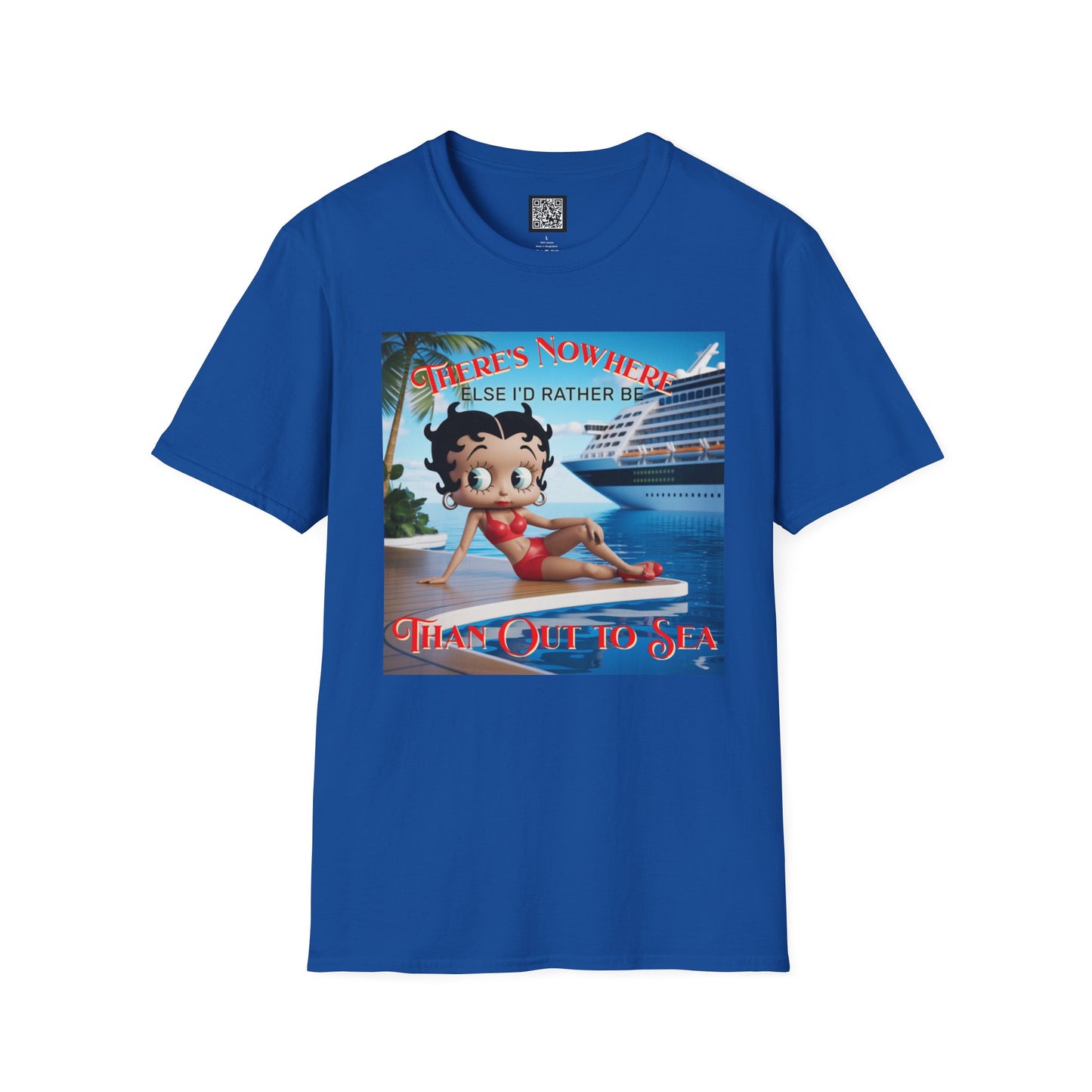 Betty Boop Cruisin' Vintage T-Shirt, Retro Beach Tee, Cute Cruise Themed Summer Fun Shirt, Vacation Outfit, Bettsie Style Clothing