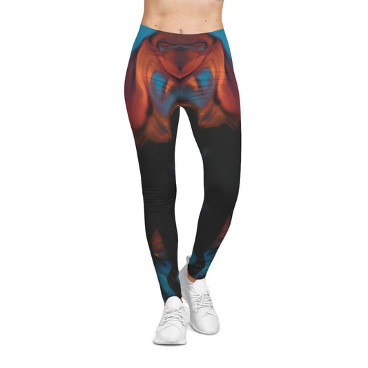 Vibrant Abstract Women's Leggings - Perfect for Yoga and Everyday Wear, Cute, Colorful and Comfortable, Sizes XS to 2XL,
