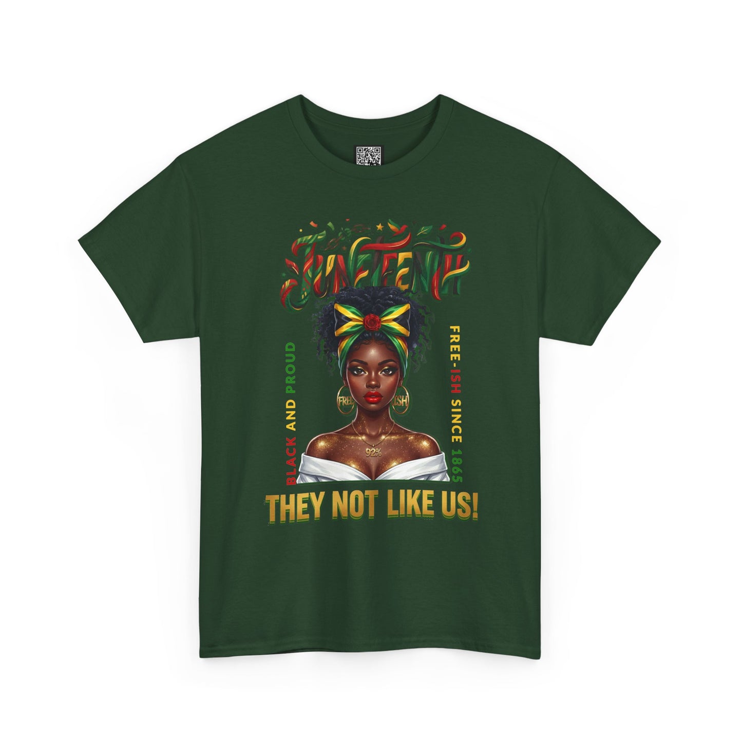 Juneteenth Celebration Tee — "They Not Like Us" Black History Graphic Shirt