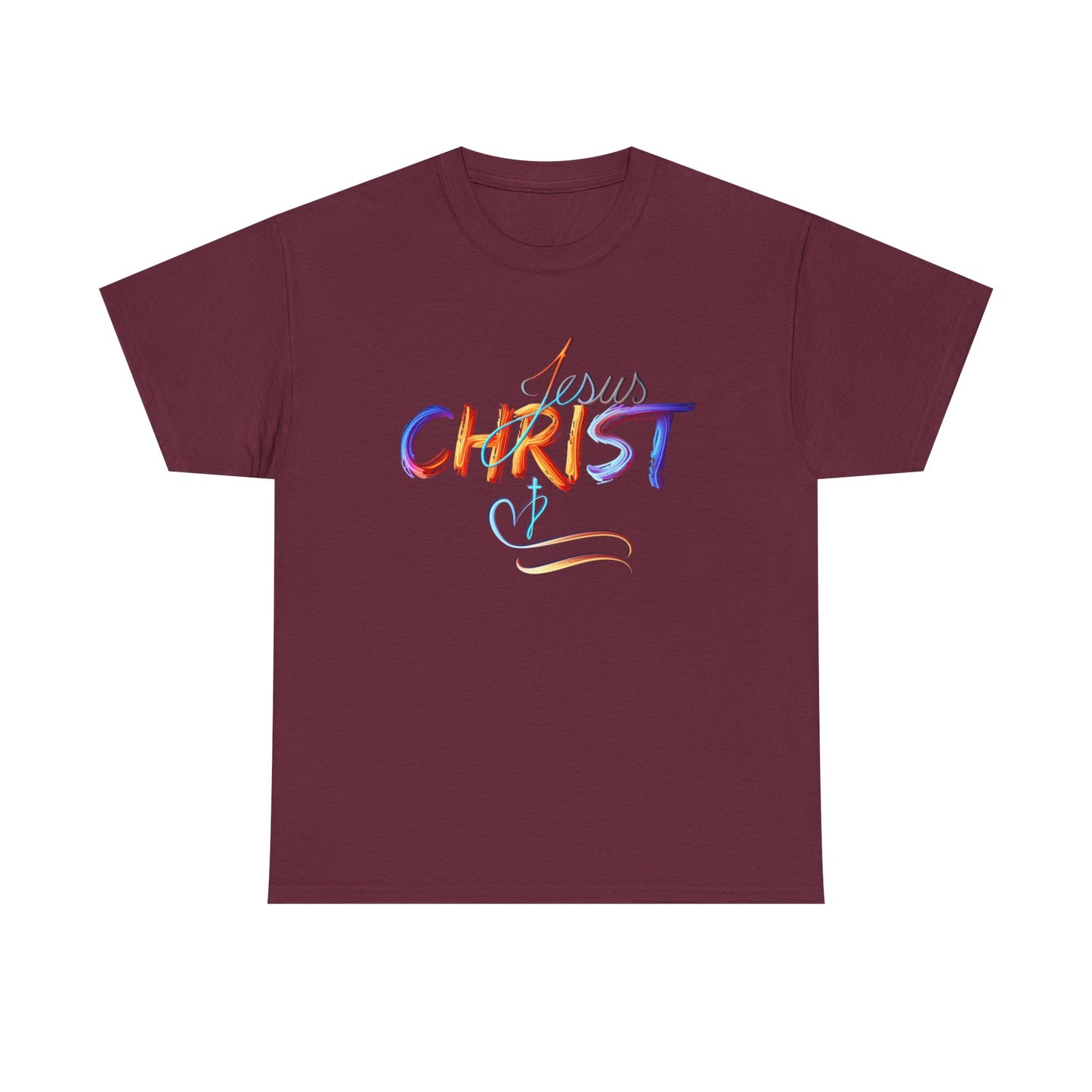 Jesus Christ Shirt, Faith & Light T-shirt, Christian Apparel, Bold Christian Graphics, Christian Gift, Faith-Based Art, Gospel Merchandise