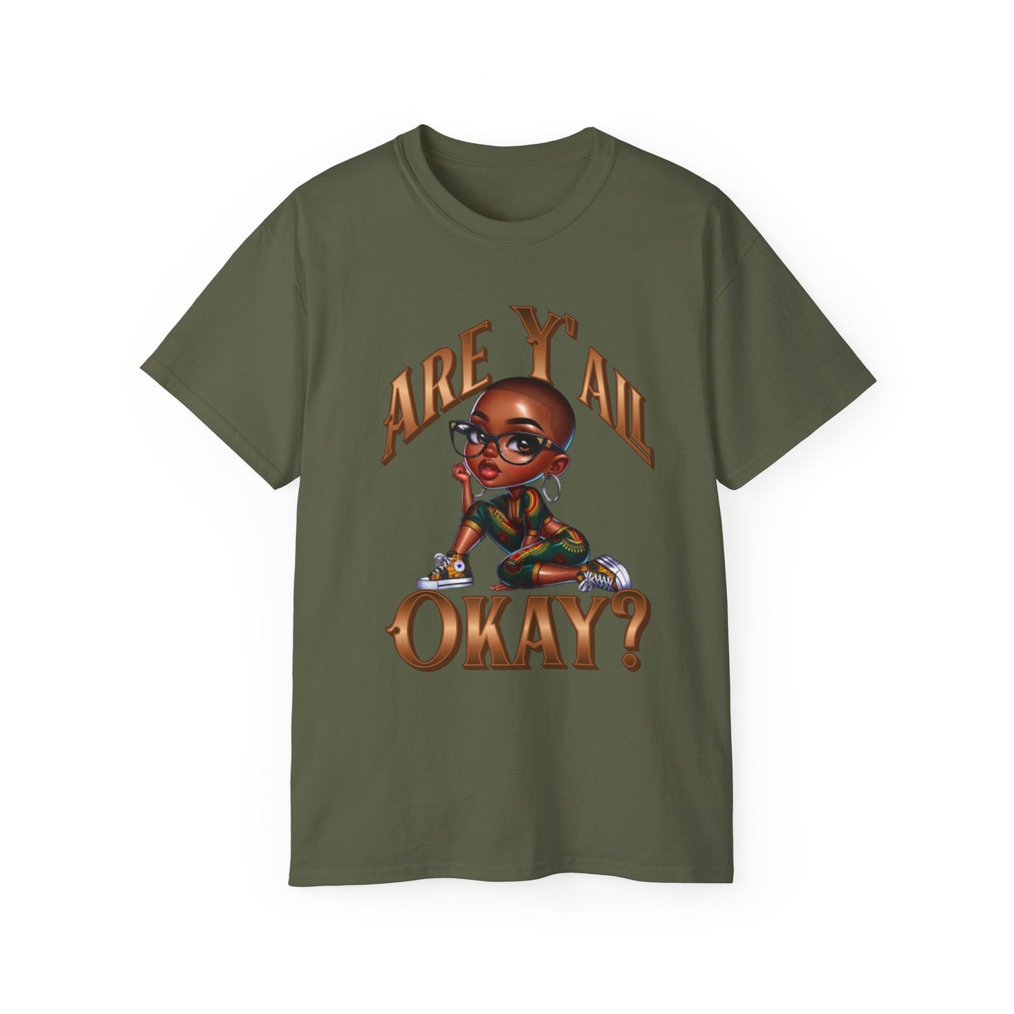 Sassy Check-In "Are Y'all Okay?", Black Girl Magic Shirts, Black History Month Shirt, Afrocentric Melanin Shirts, Woman Empowerment Shirt