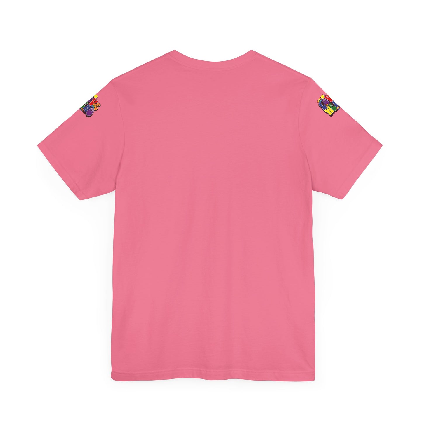 Colorful LGBTQ+ Love Short Sleeve Tee, Pride T-Shirt, I Love WeHo, Pride Festival Merchandise, Gift for Friends, Unisex Graphic Tee