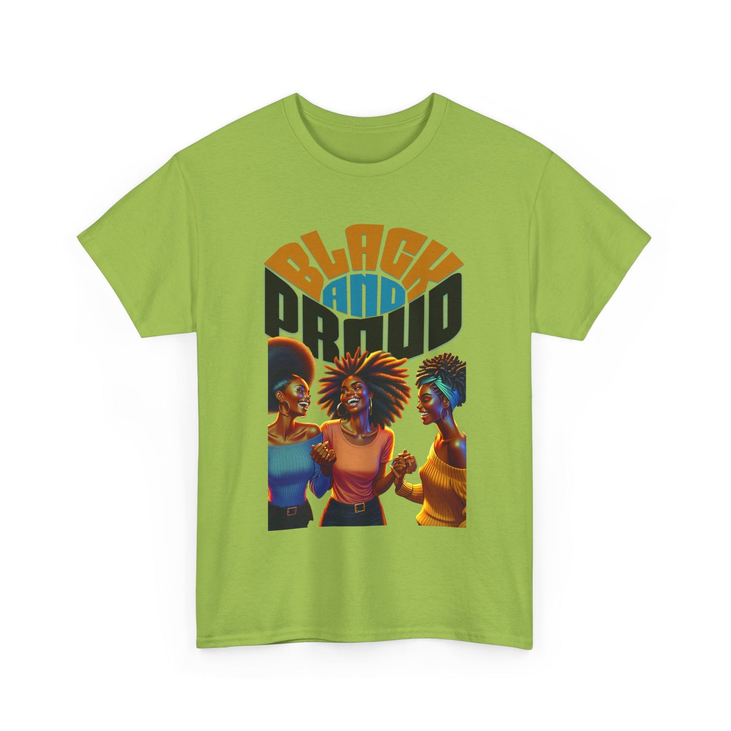 Black and Proud: Sisters United Shirt, Black Culture Shirts, Melanin Power, Black Girl Magic Shirts, African American T-Shirts, Nubian Queens T-Shirts,