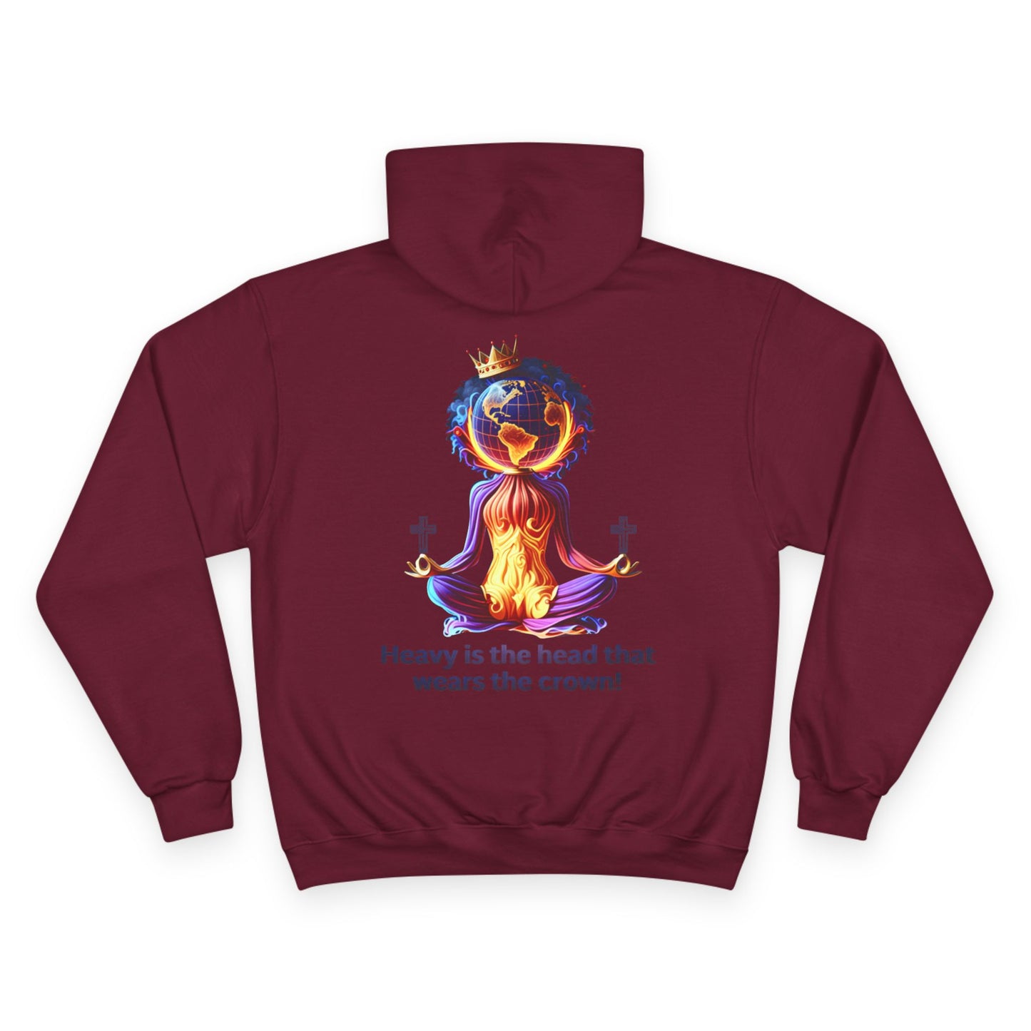 "Heavy is the Head" Champion Hoodie for Women, Inspirational Hoodie for Women, Women Empowerment Hoodies for Women