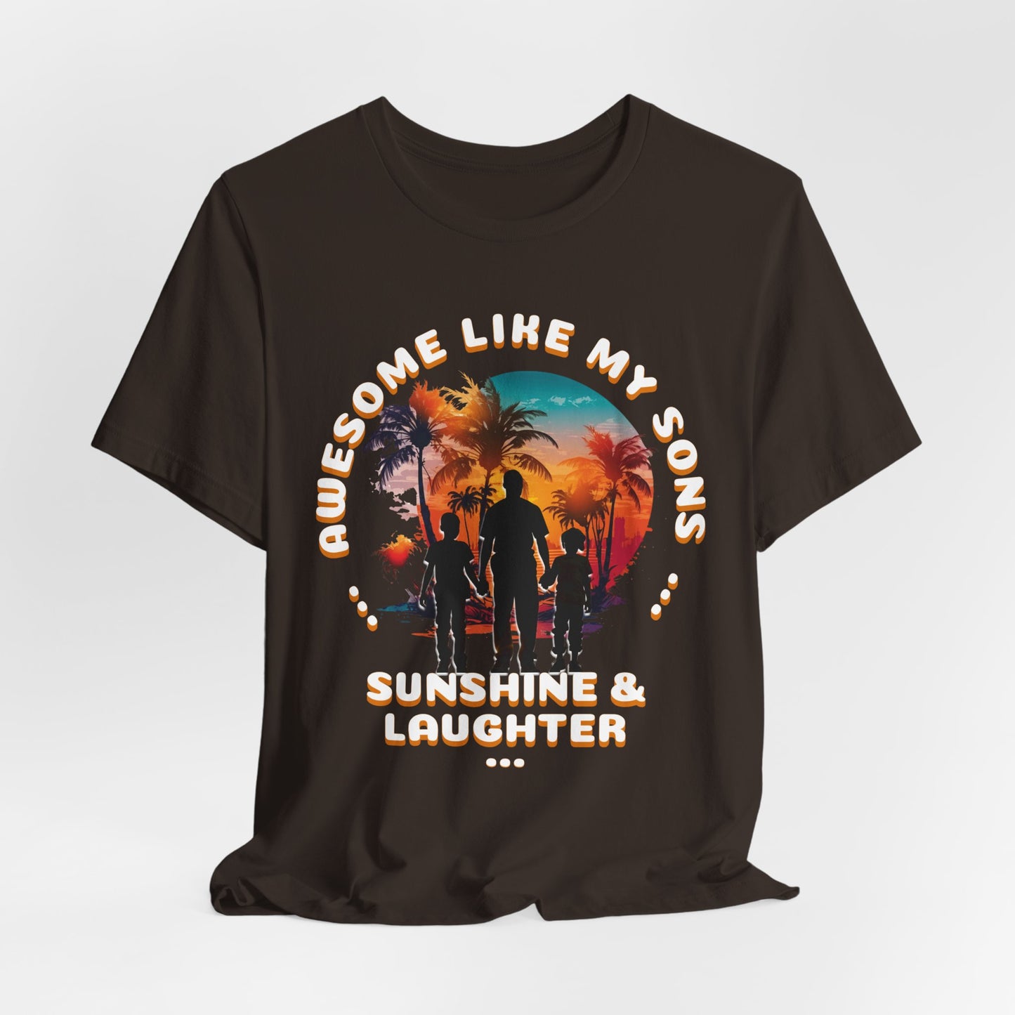 Sunshine & Laughter Tee - Unisex Jersey Short Sleeve Shirt, Gift for Parents, Summer Vibe T-Shirt, Family Trip Shirt, Vacation Apparel