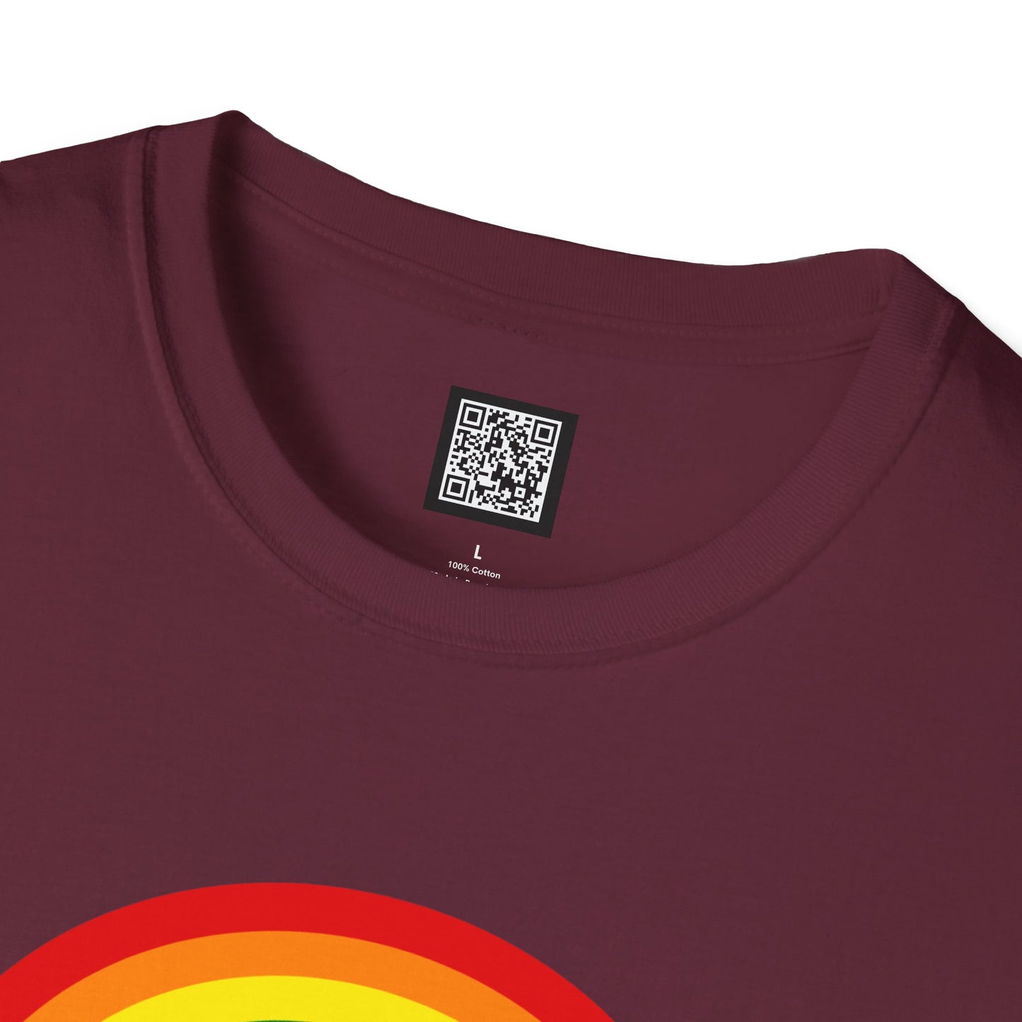 Rainbow Diversity Unisex Softstyle T-Shirt, LGBTQ+ Pride Apparel, WEHO Inclusive Gift, Casual Wear, Colorful Tee for Pride Celebrations