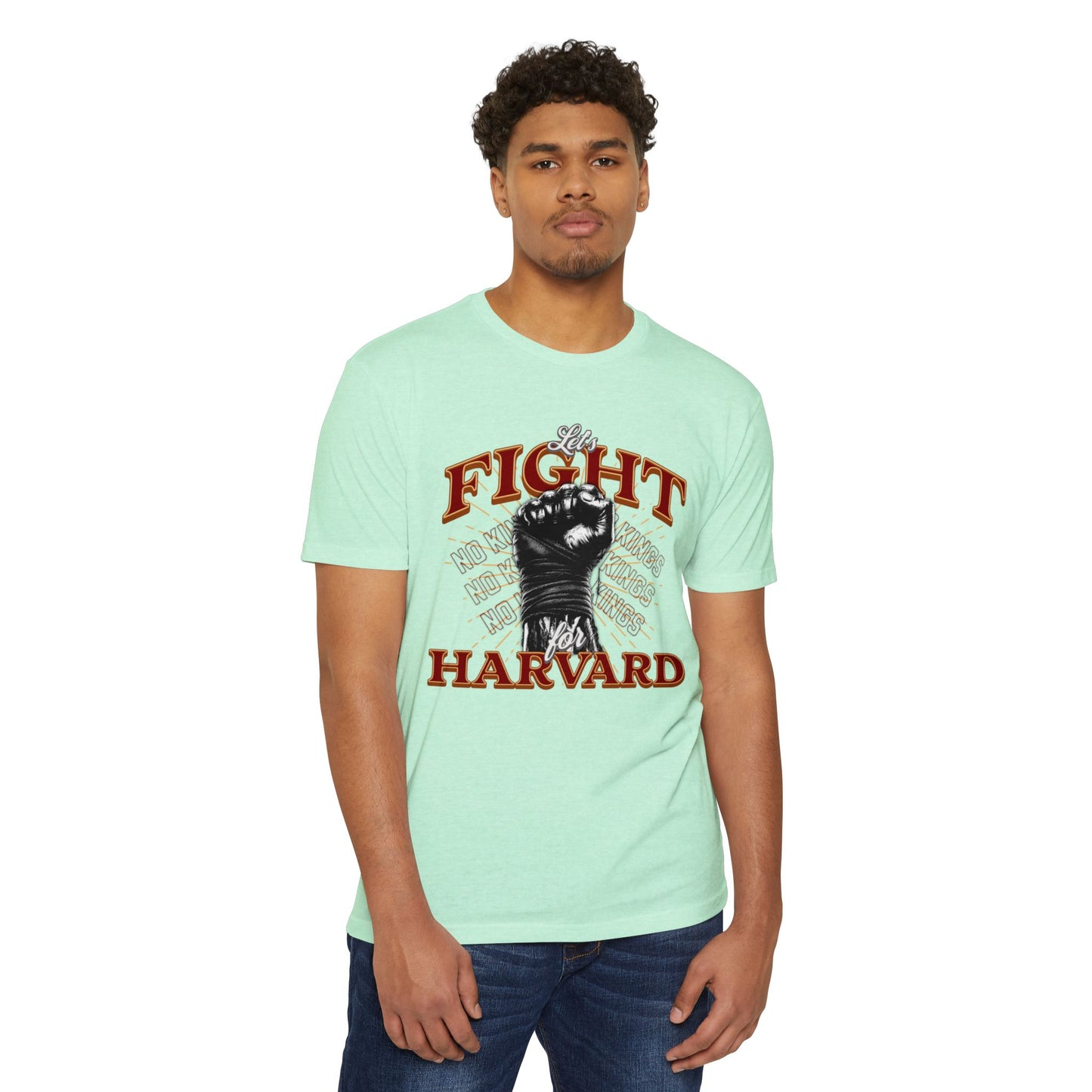 Empowering Fight for Hardvard University T-Shirt | Trump vs. Harvard T-Shirts, Spirit of Democracy, Standing with Hardvard Tee