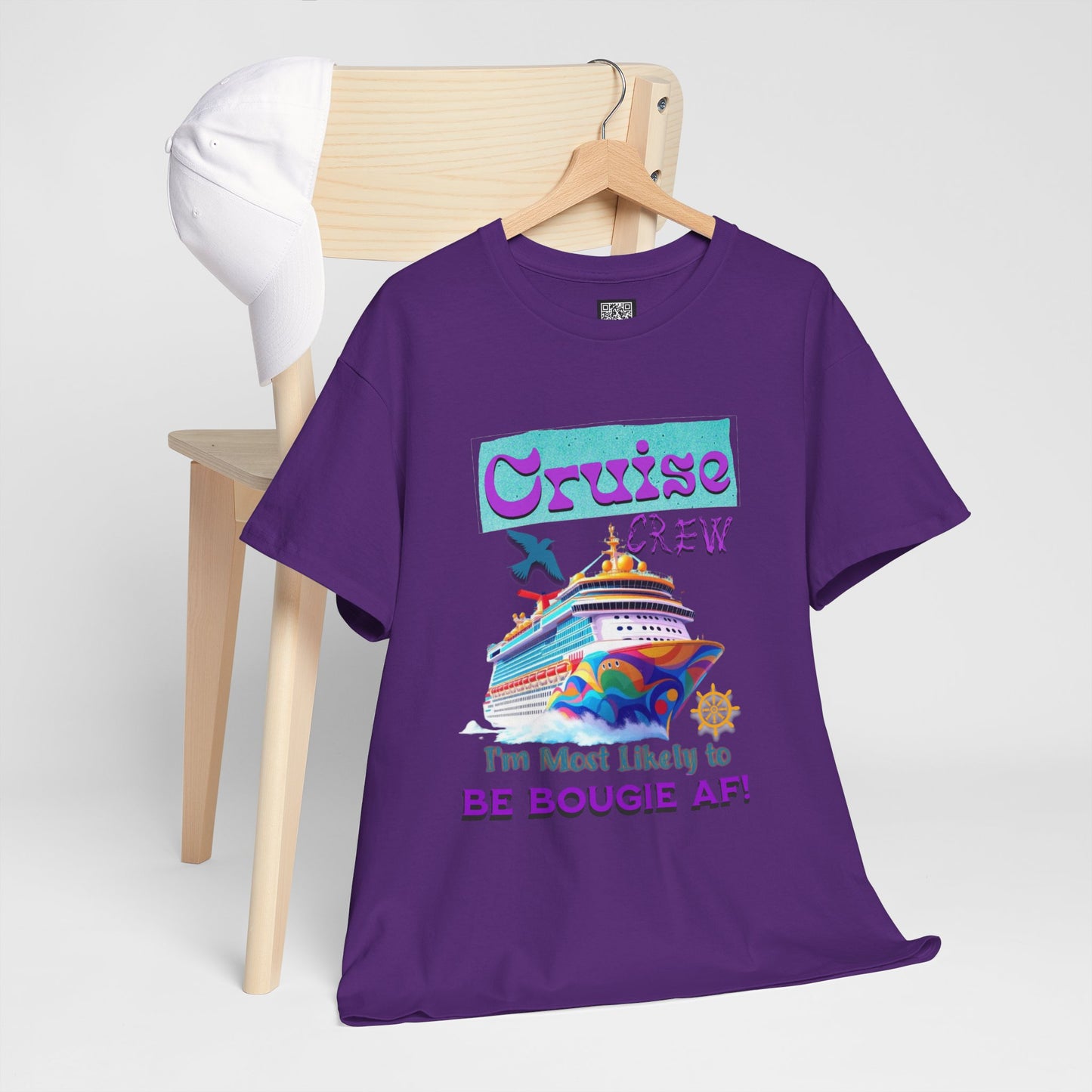 Cruise Crew Tee - I'm Most Likely to Be Bougie AF, Travel Shirt, Vacation Apparel, Cruise Outfits, Summer Fun Clothing for the Bougie Crew