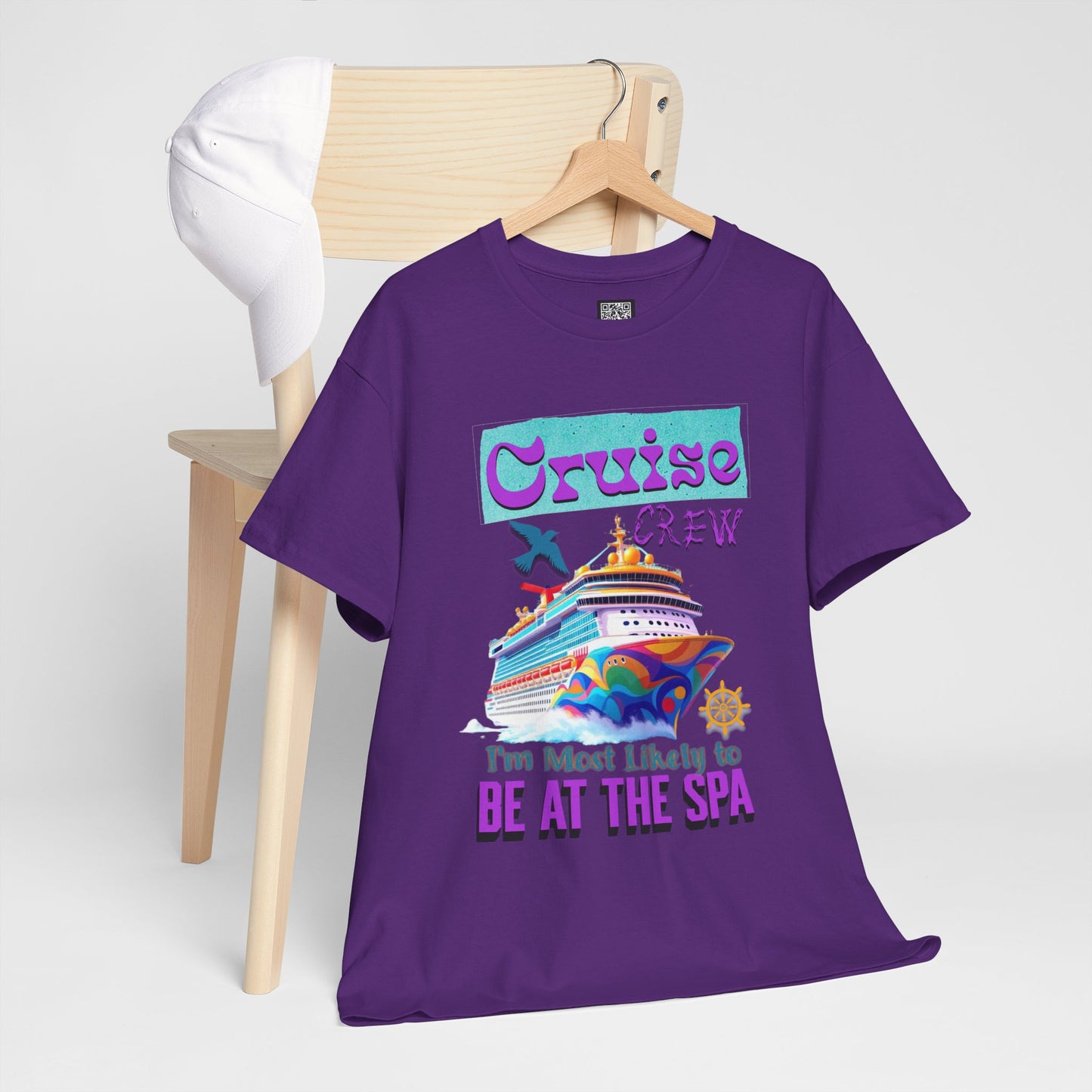 Cruise Crew Unisex Tee - Spa Day Vibes, Cruise Vacation T-Shirt, Funny Group Travel Apparel, Cruise Wear, Summer Fun Shirt