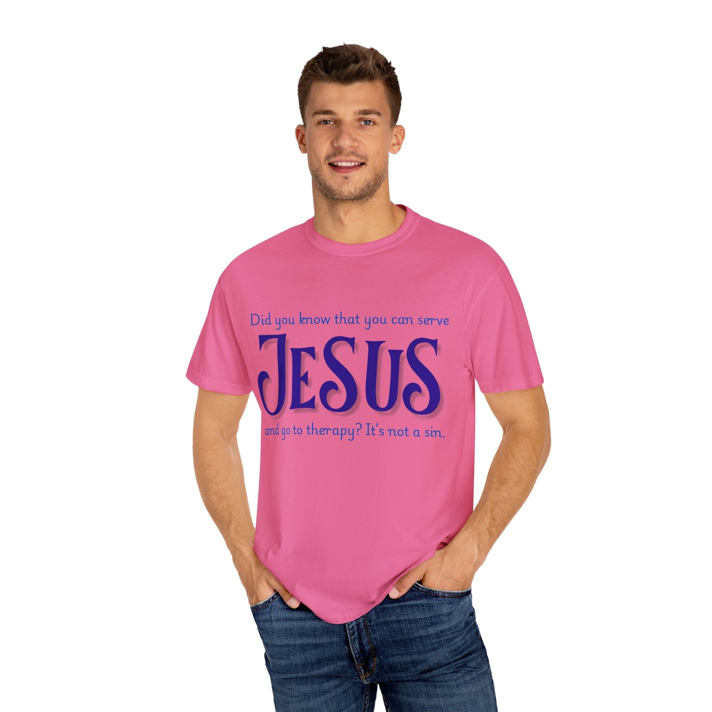 Religious Shirt for Gift, Religious Gift, Inspirational Shirt, Jesus T-Shirt, Christian T-Shirt, Jesus is Love, Unisex, Therapy Shirt, Mental Health Tees