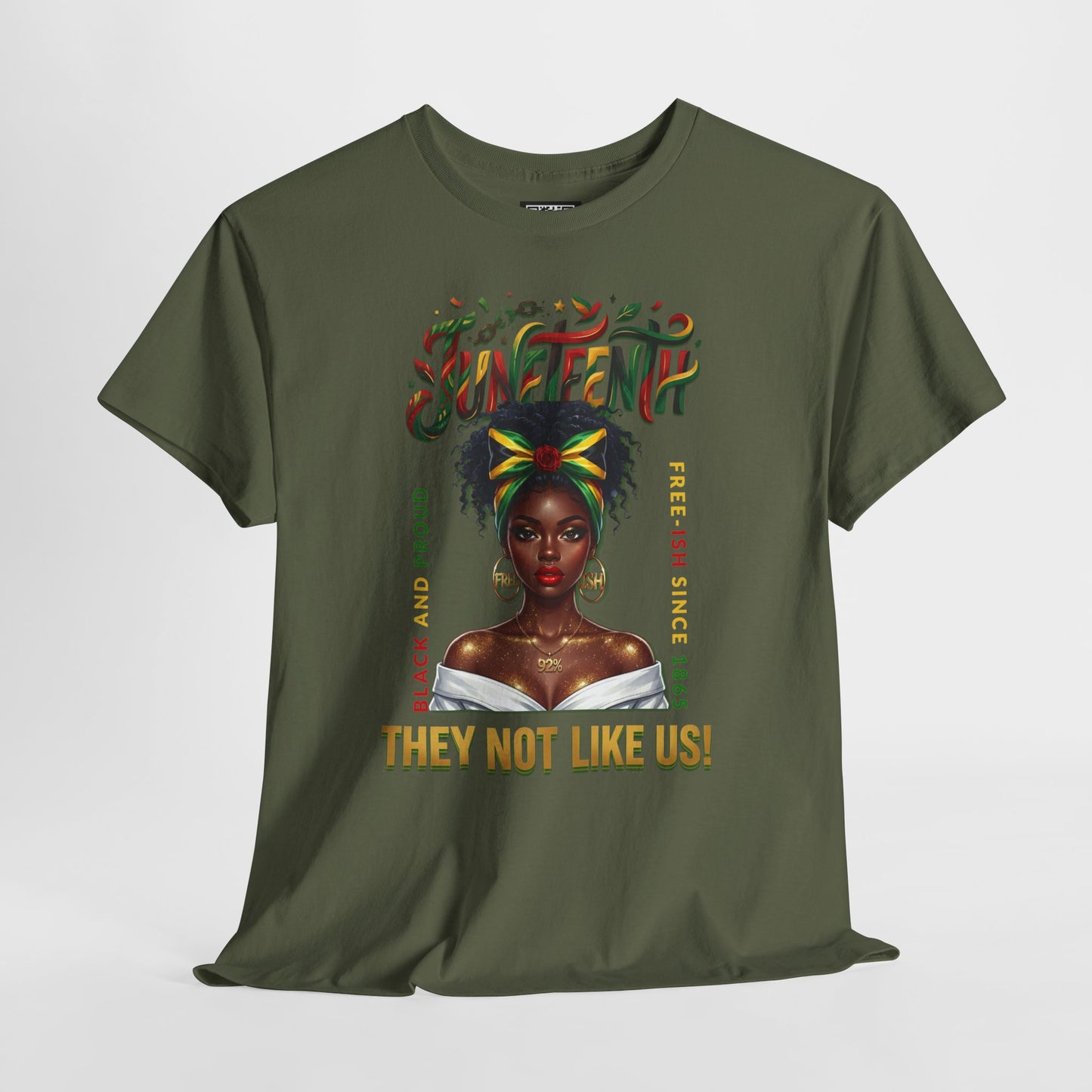 Juneteenth Celebration Tee — "They Not Like Us" Black History Graphic Shirt
