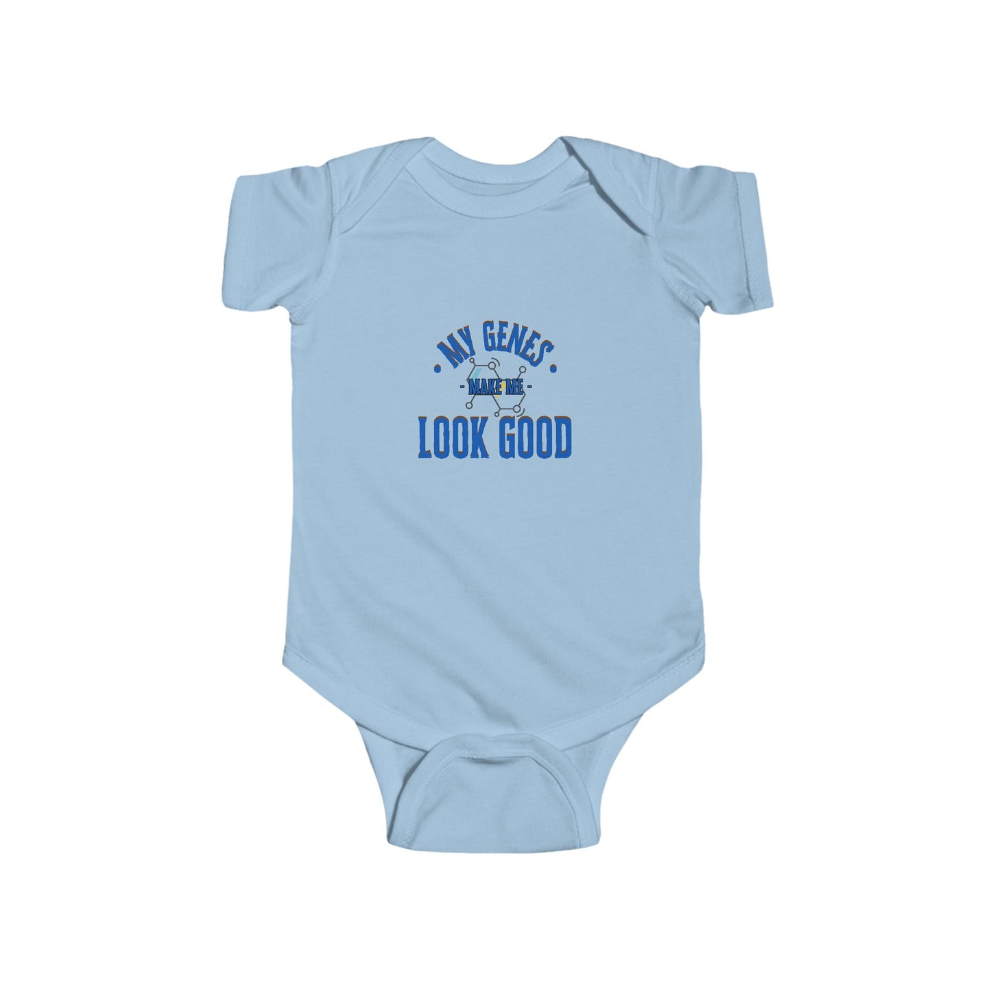 Funny Baby Onesies, My Genes Make Me Look Good, Cute Baby Onesie from 0-24 Months, Onesies for Boys and Girls, Cute Baby Shower Gift