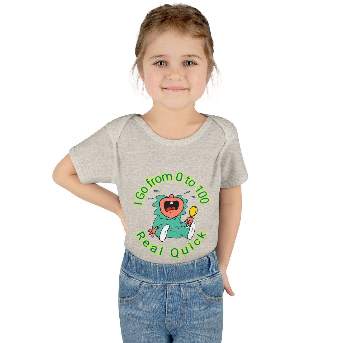 Funny Baby Onesies from 0 to 24 Months, Cute Colorful Baby Onesies for Boy or Girl, From 0 to 100 Real Quick, Newborn Baby Shower Gifts