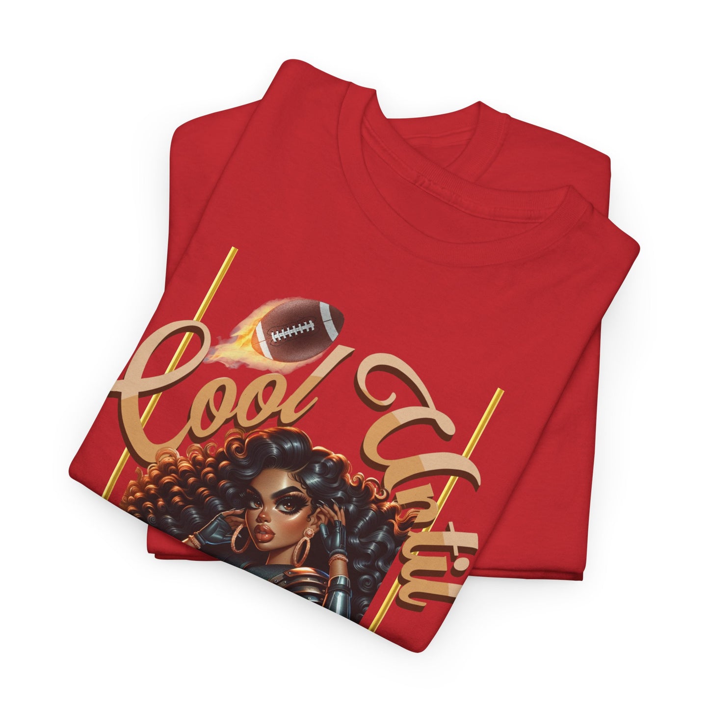 Cool Vibes Kickoff T-Shirt, Game Day Tee, Chic Football Apparel, Football Girl Shirt, Woman Glam Football Shirt, Cute Football Tees, Football Shirts