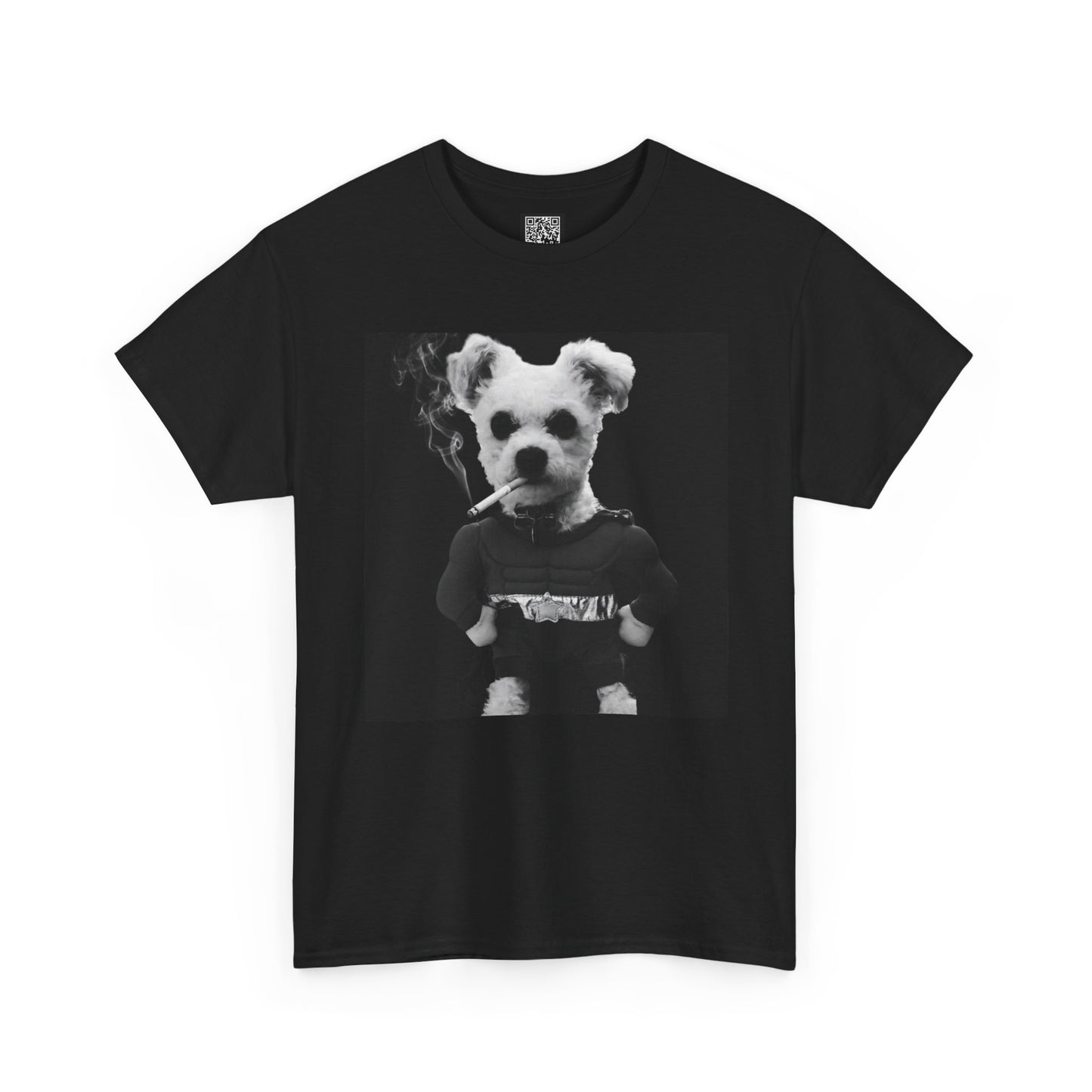 Custom Dog Graphic Tee — Vintage Black & White Puppy Photo T‑Shirt