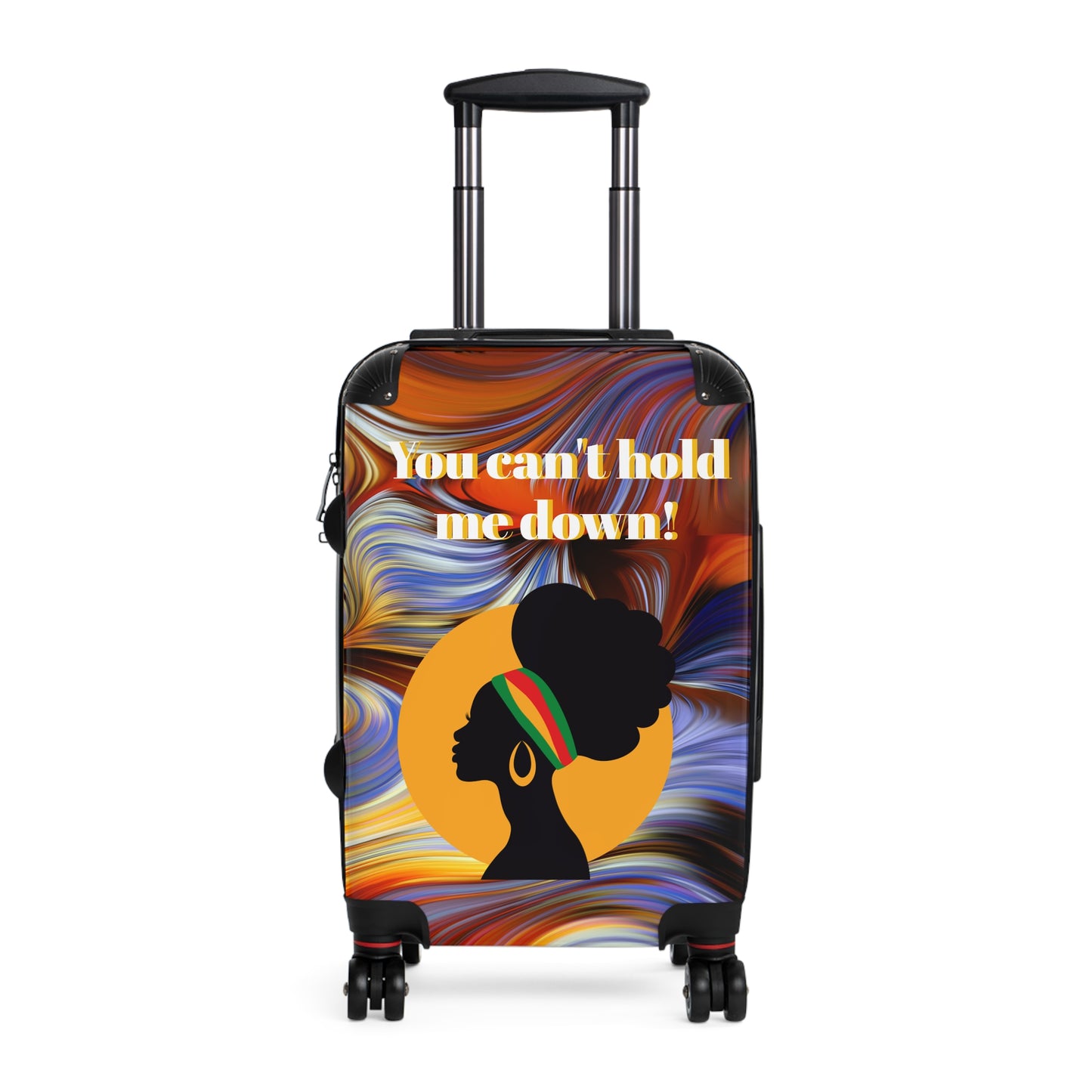 Afrocentric Suitcase for Women, Personalization Available Upon Request