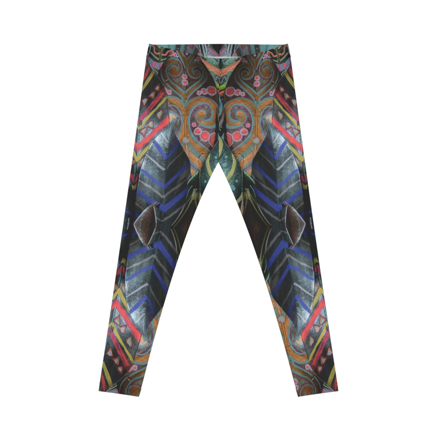 Bohemian Kaleidoscope Leggings — Vibrant BoHo Yoga Tights