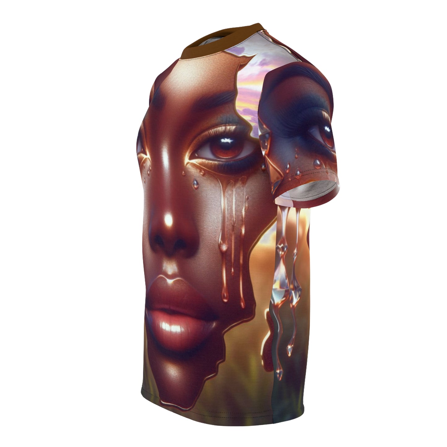 Artistic African Tee for Women, Unique Graphic African Shirt, Handcrafted Apparel, Gift for Art Lovers, Celebration Fashion, Mother Africa T-Shirt