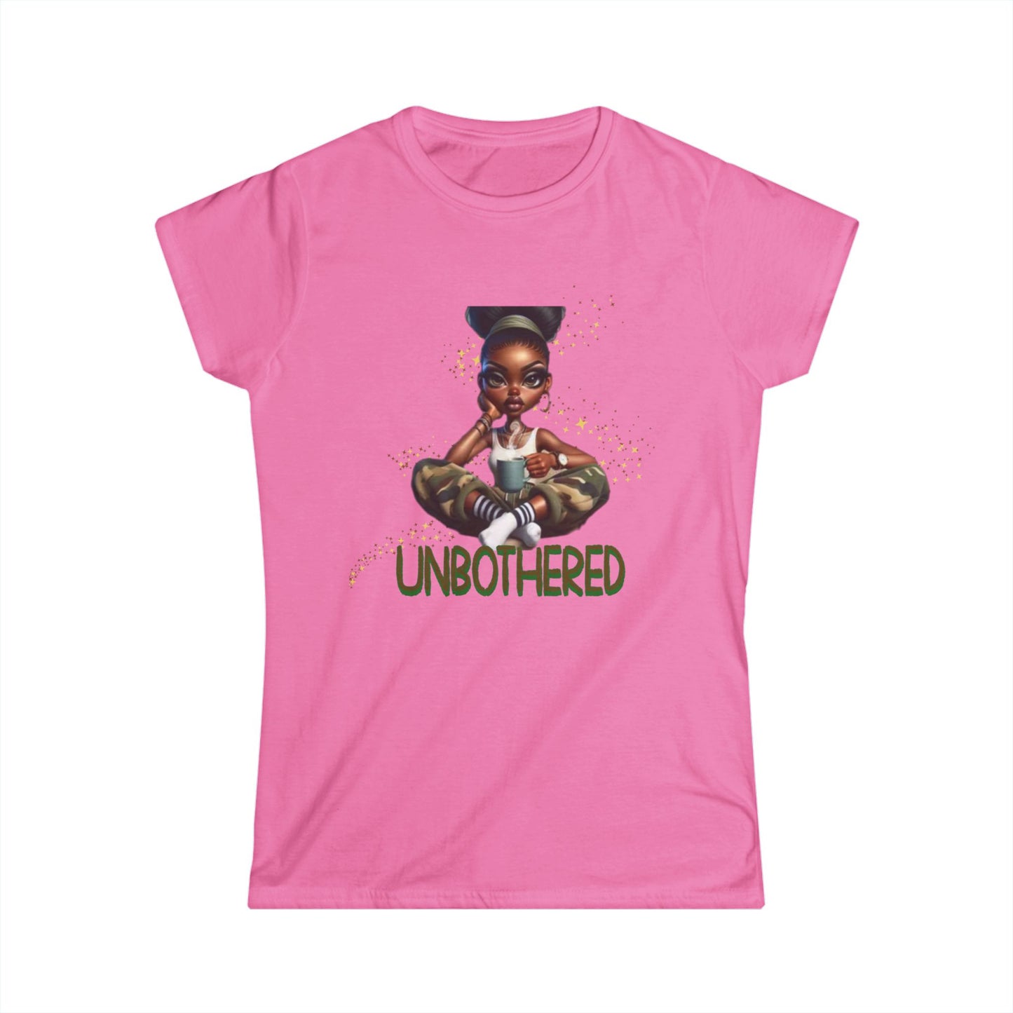 Unbothered Serenity T-Shirts for Women, Black Woman Empowerment, 92% Black Women Shirts, Melanin Magic T-Shirts, Black Girl Magic Tees