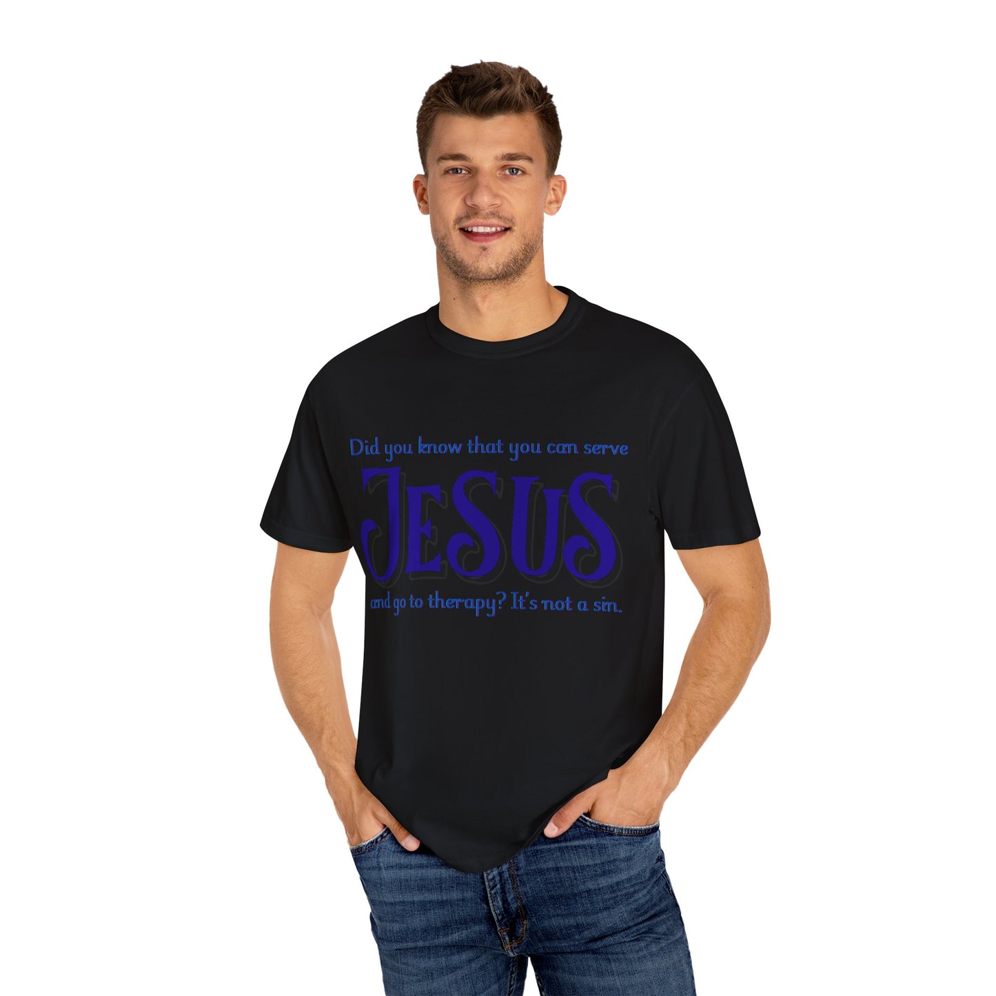 Religious Shirt for Gift, Religious Gift, Inspirational Shirt, Jesus T-Shirt, Christian T-Shirt, Jesus is Love, Unisex, Therapy Shirt, Mental Health Tees