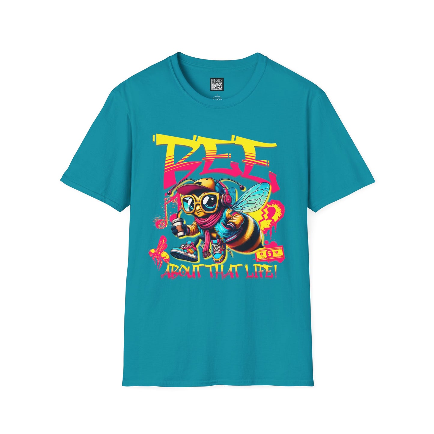 Beekeeper Graphic T-Shirt, Cute Bee Lovers T-Shirt, Fun Colorful Graphic Bee Tee, Summer Casual Wear, Gift for Bee Enthusiast