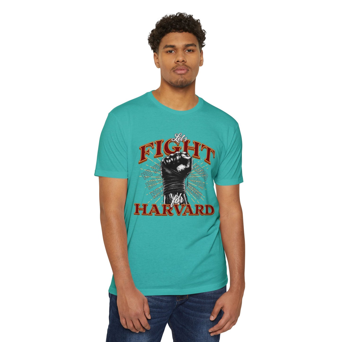Empowering Fight for Hardvard University T-Shirt | Trump vs. Harvard T-Shirts, Spirit of Democracy, Standing with Hardvard Tee
