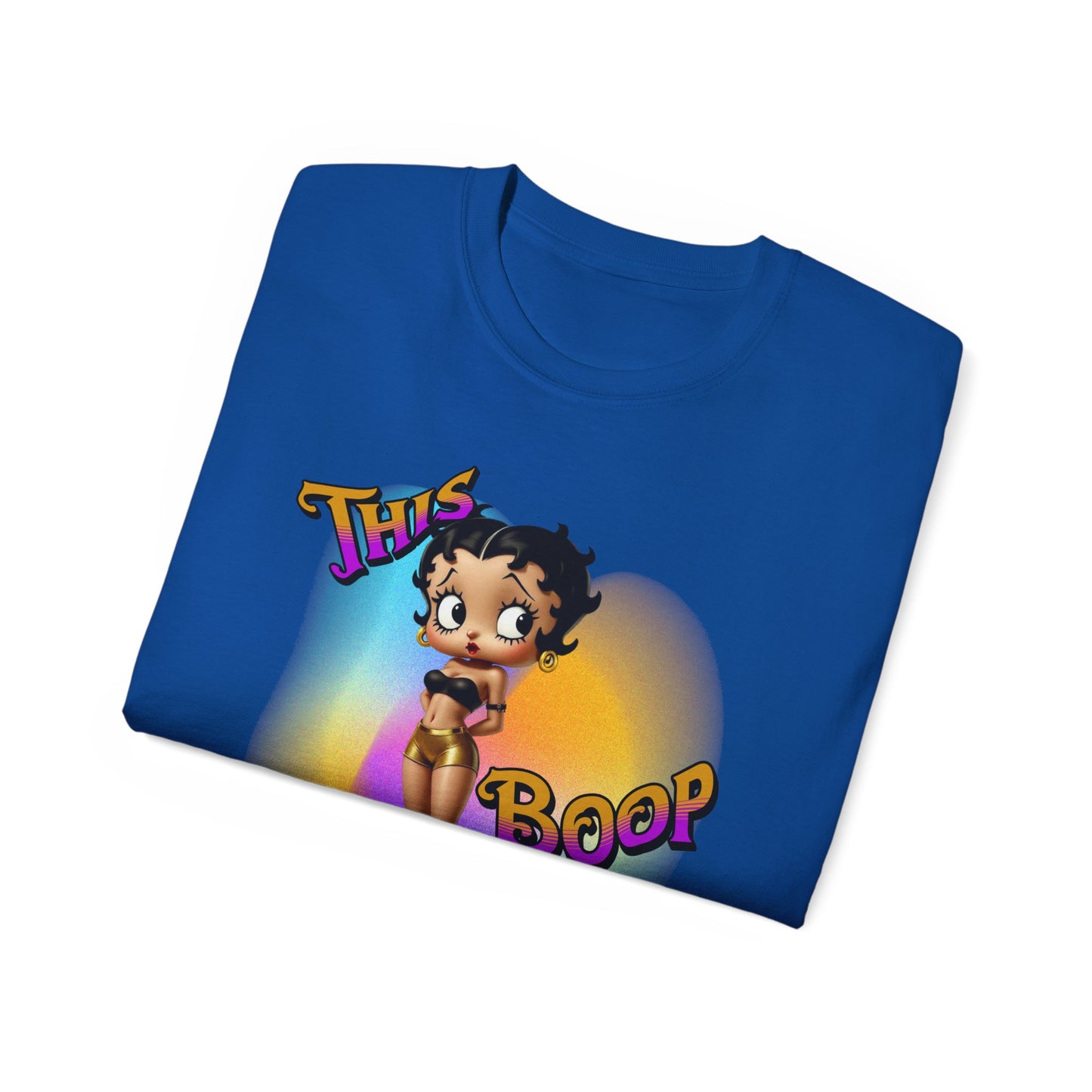 Retro Betty Boop Cartoon Tee, Fun Skater Themed T-Shirt, Vintage Skater Girl Shirt, Casual Wear, Betty Boop Design, Perfect Gift for Skater Fans