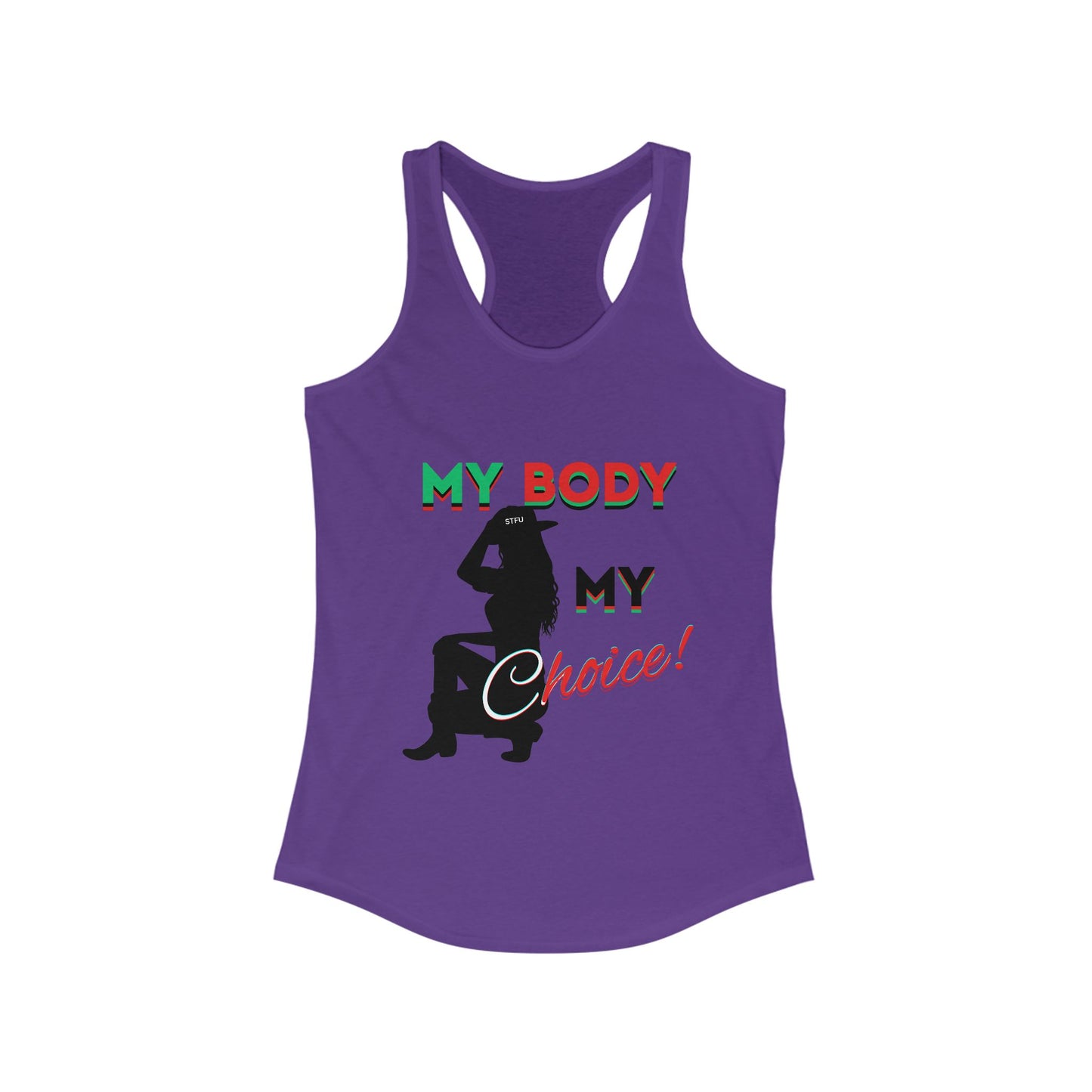 My Body My Choice Racerback Shirt, Feminist Shirt, Women's Rights Tee, Activist Apparel, Pro-Choice Shirt, Feminist Gifts, Pro Choice Shirt, BLM Tee