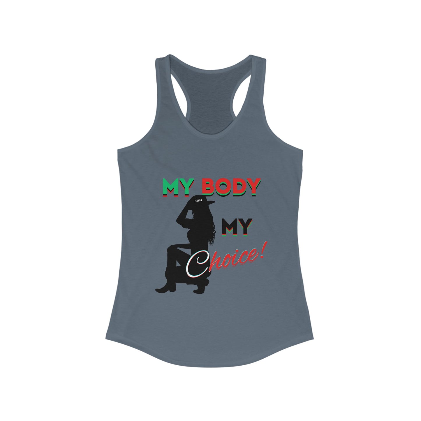 My Body My Choice Racerback Shirt, Feminist Shirt, Women's Rights Tee, Activist Apparel, Pro-Choice Shirt, Feminist Gifts, Pro Choice Shirt, BLM Tee