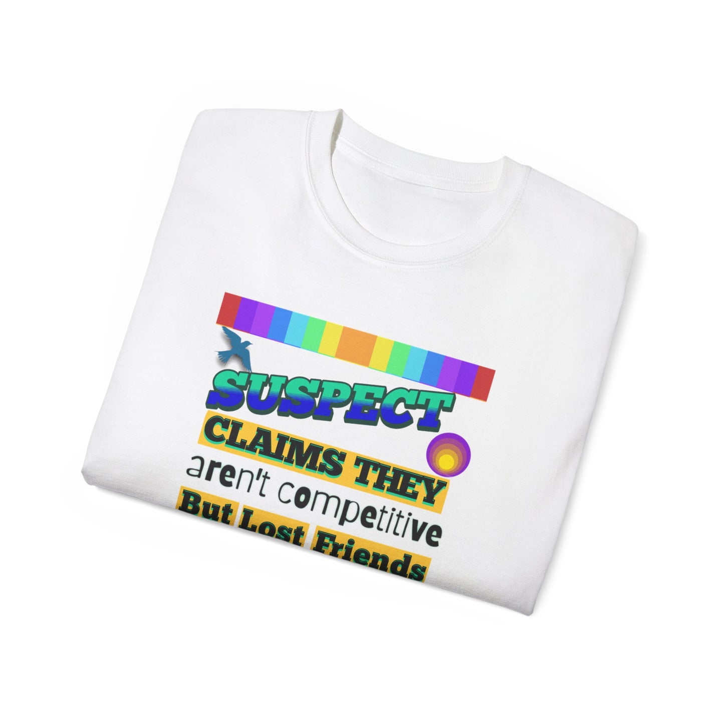 Competitive Spirit Cruise Crew Unisex Tee - Fun Trivia Game Shirt, Gift for Friends, Casual Wear, Family Game Night, Unique Graphic Tee
