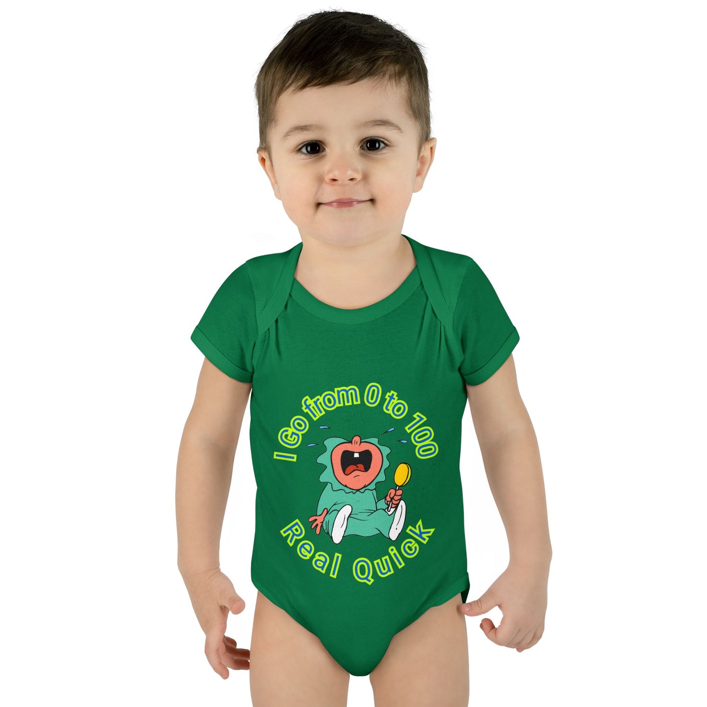 Funny Baby Onesies from 0 to 24 Months, Cute Colorful Baby Onesies for Boy or Girl, From 0 to 100 Real Quick, Newborn Baby Shower Gifts
