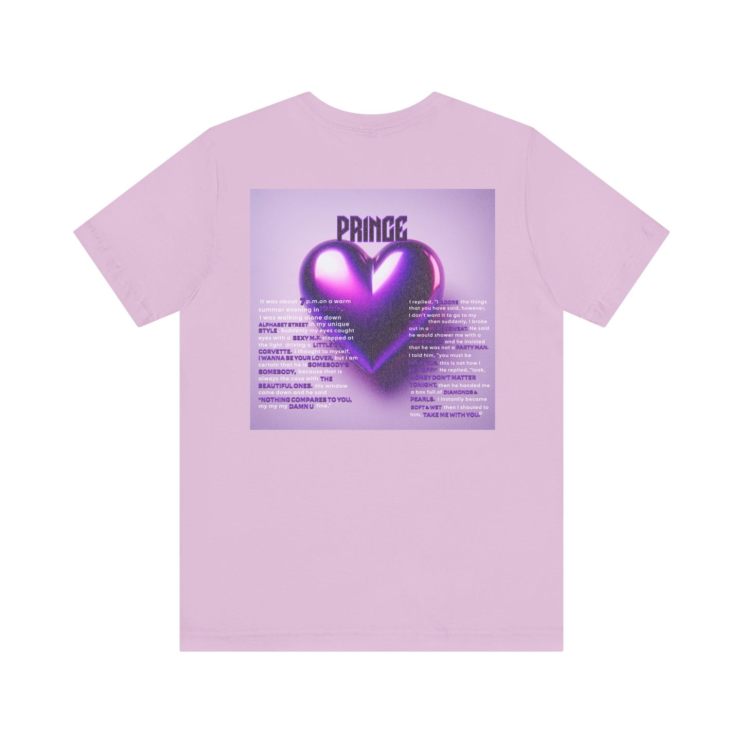 Prince Tribute Unisex Tee - Stylish Band Shirt, Music Lover Gift, Festival Wear, Retro Fashion, Unique Graphic Tee, Prince Song Collaboration