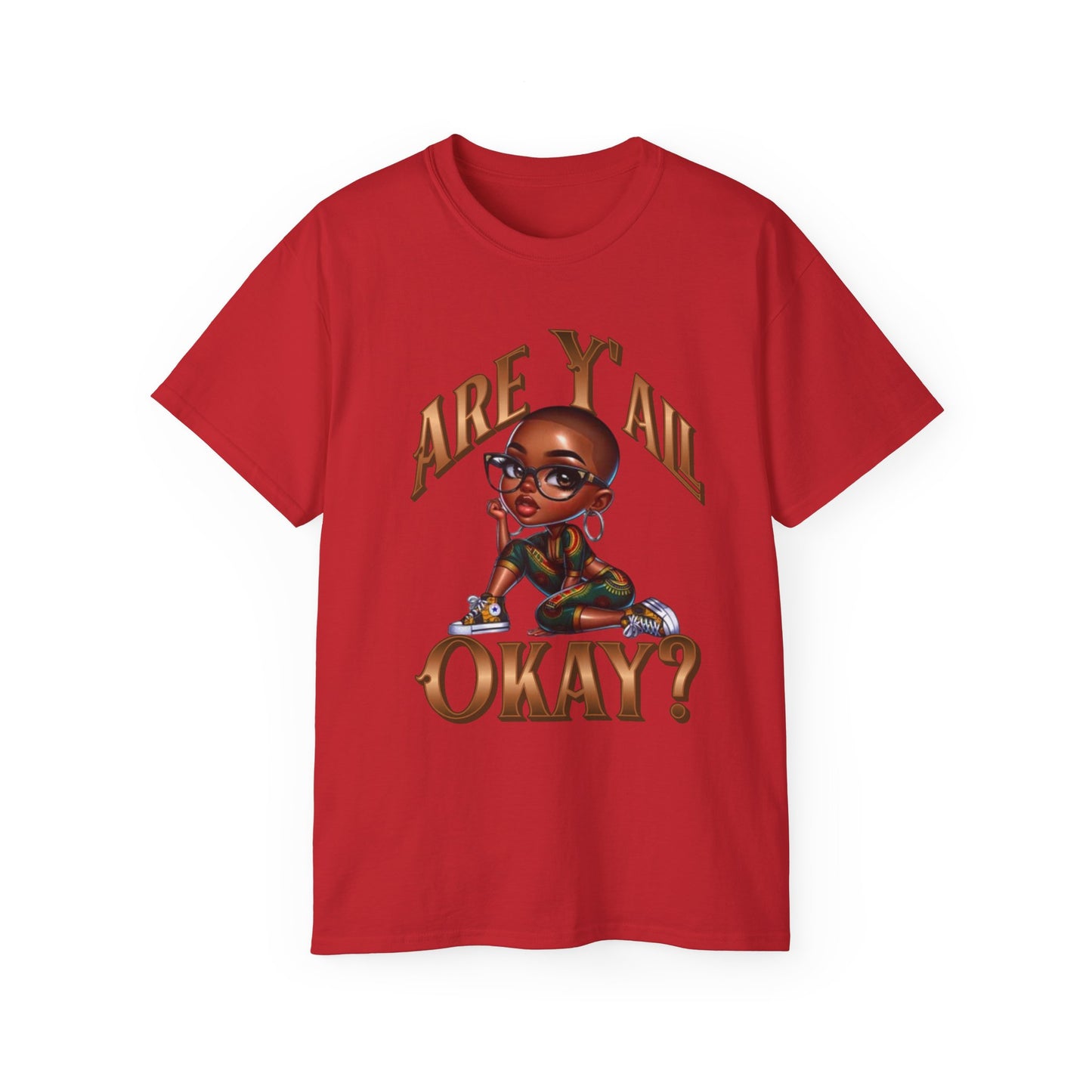 Sassy Check-In "Are Y'all Okay?", Black Girl Magic Shirts, Black History Month Shirt, Afrocentric Melanin Shirts, Woman Empowerment Shirt