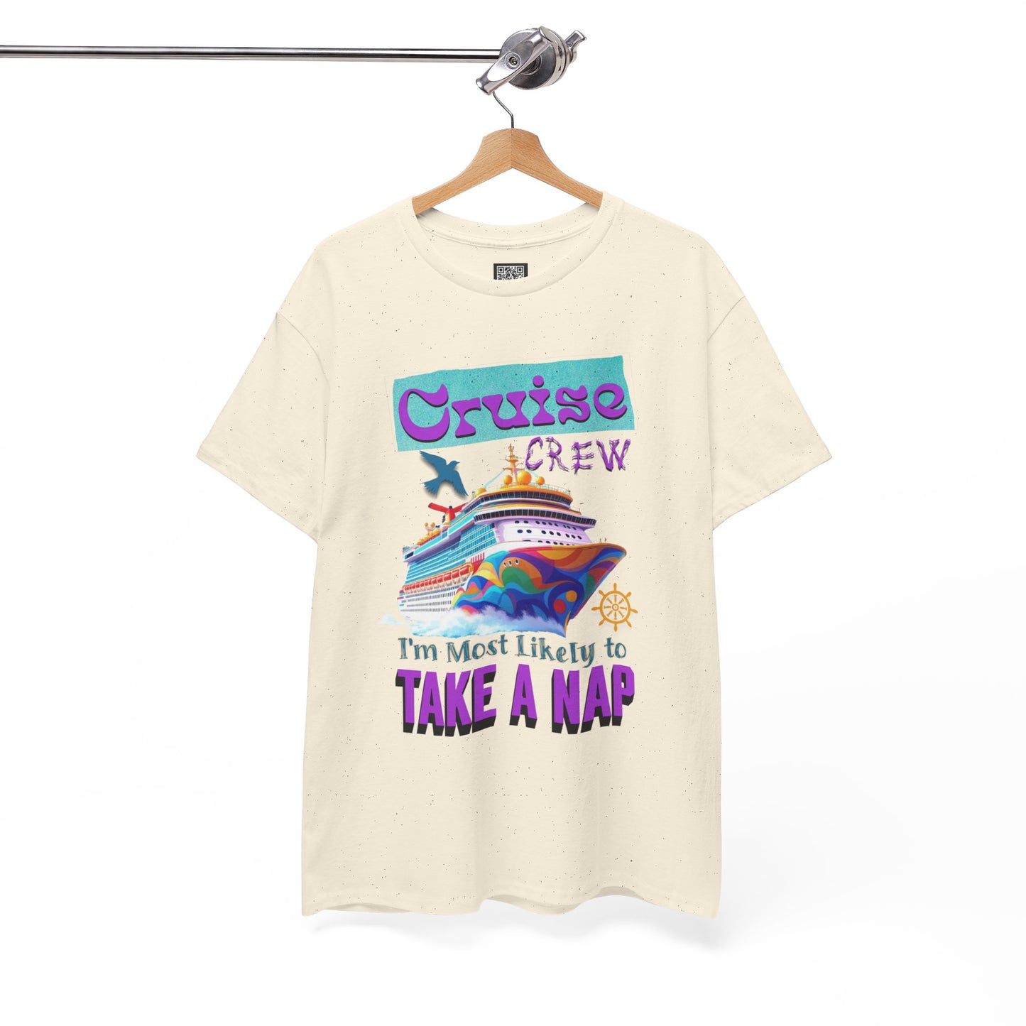 Cruise Crew Nap Tee, Unisex Cotton Shirt, Fun Cruise Vacation Apparel, Cruising Nautical Gift, Group Travel Outfit, Fun Cruise Shirt